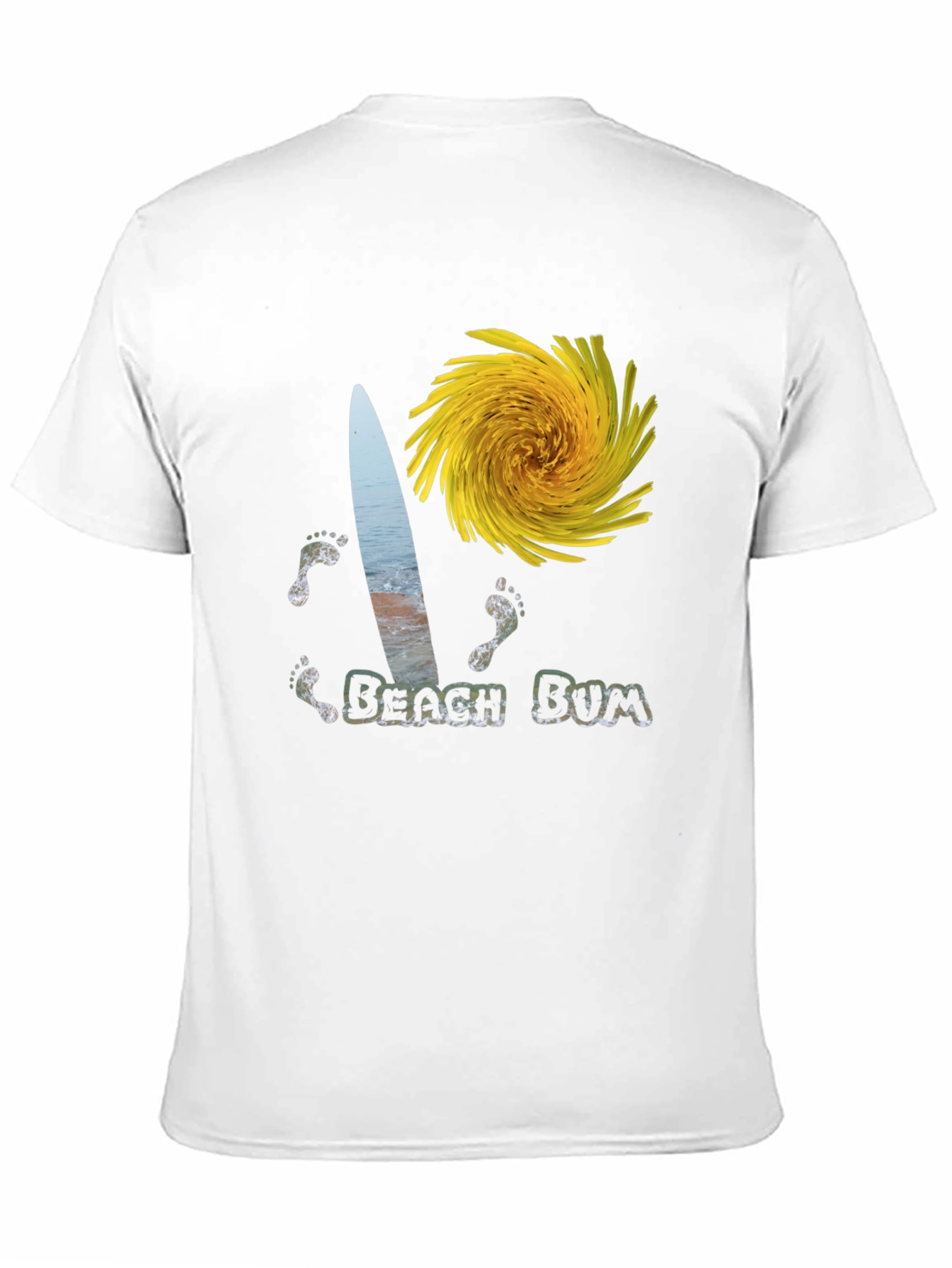 Beach Bum Graphic Tee - Surf Sun and Fun!