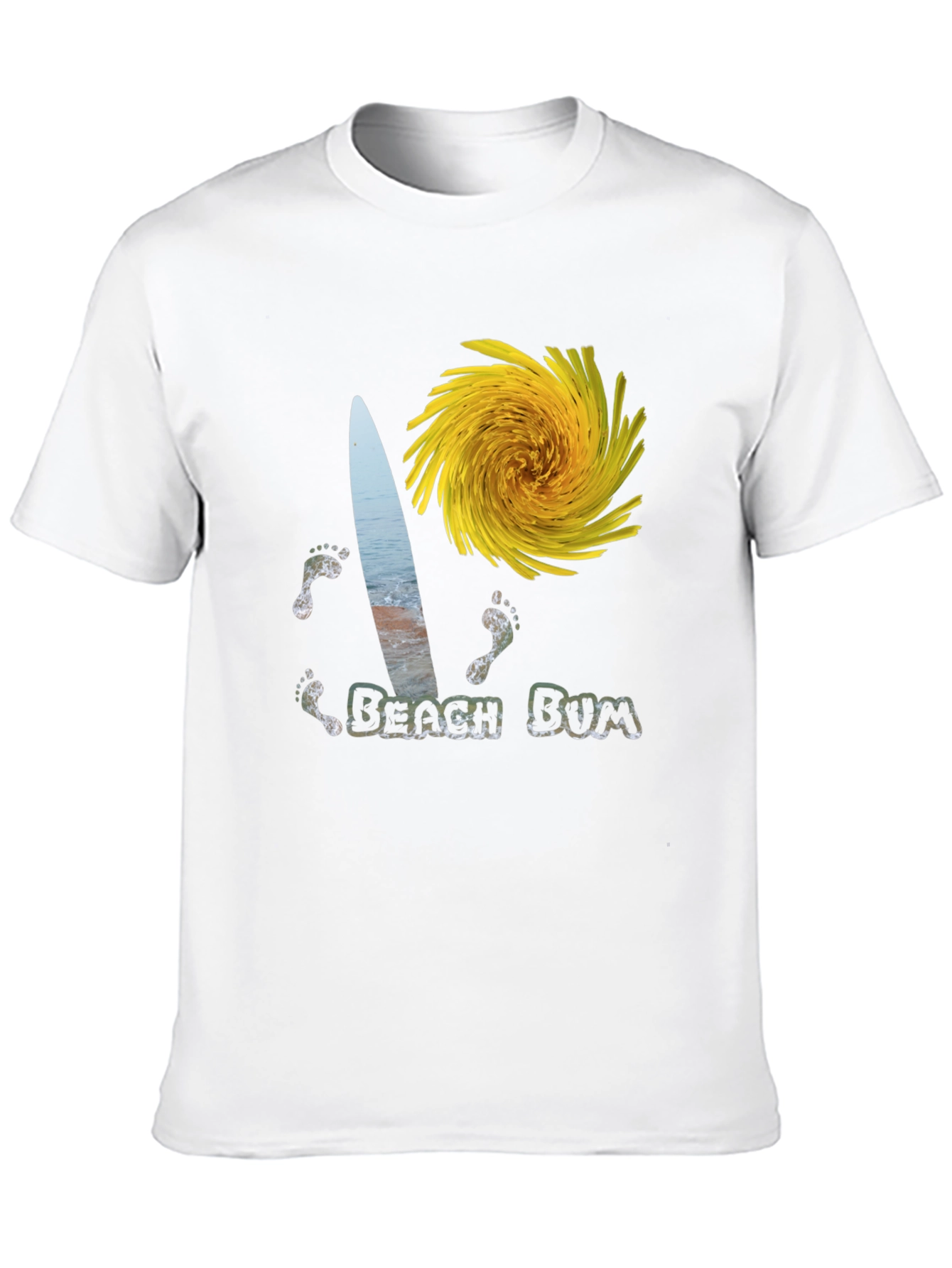 Beach Bum Graphic Tee - Surf Sun and Fun!