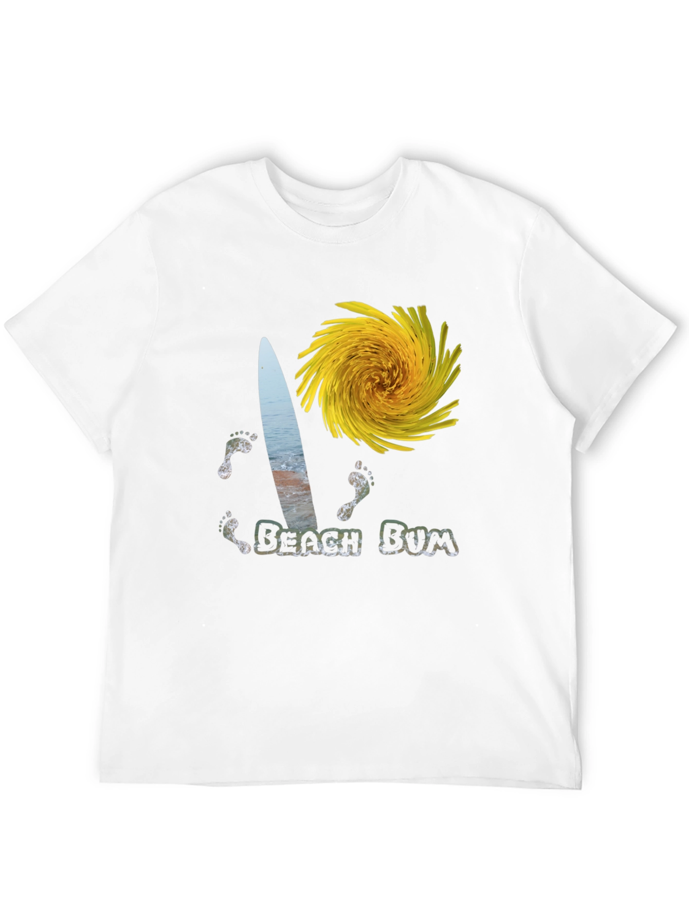 Beach Bum Graphic Tee - Surf Sun and Fun!