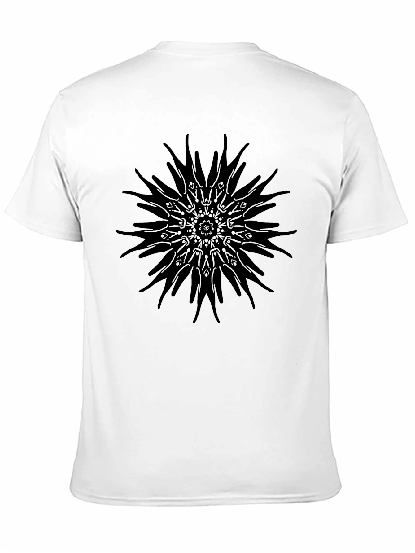 Modern Black Graphic Tee