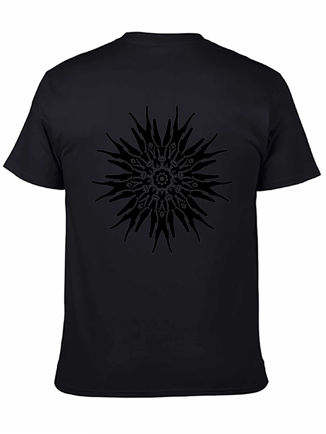 Modern Black Graphic Tee