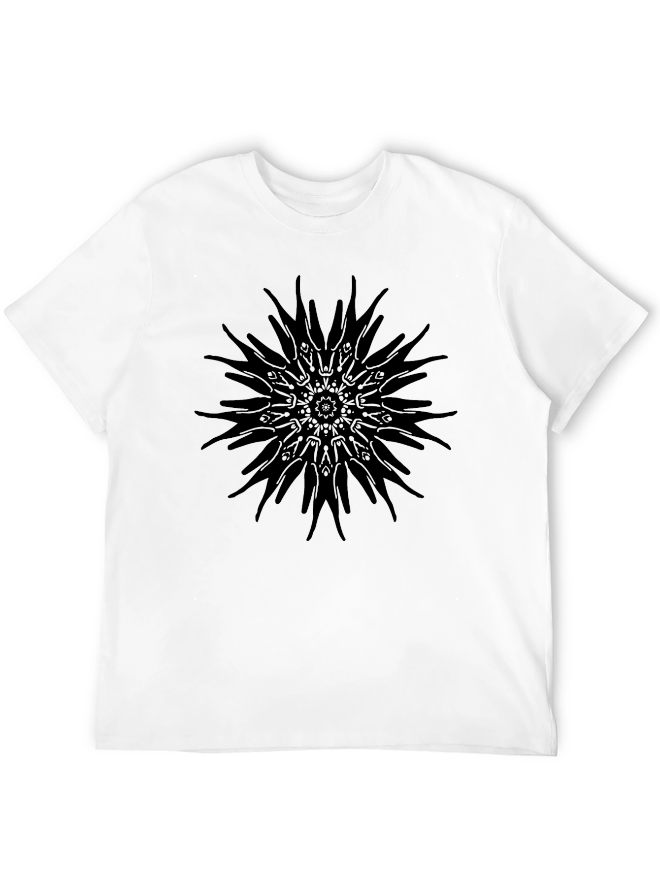 Modern Black Graphic Tee
