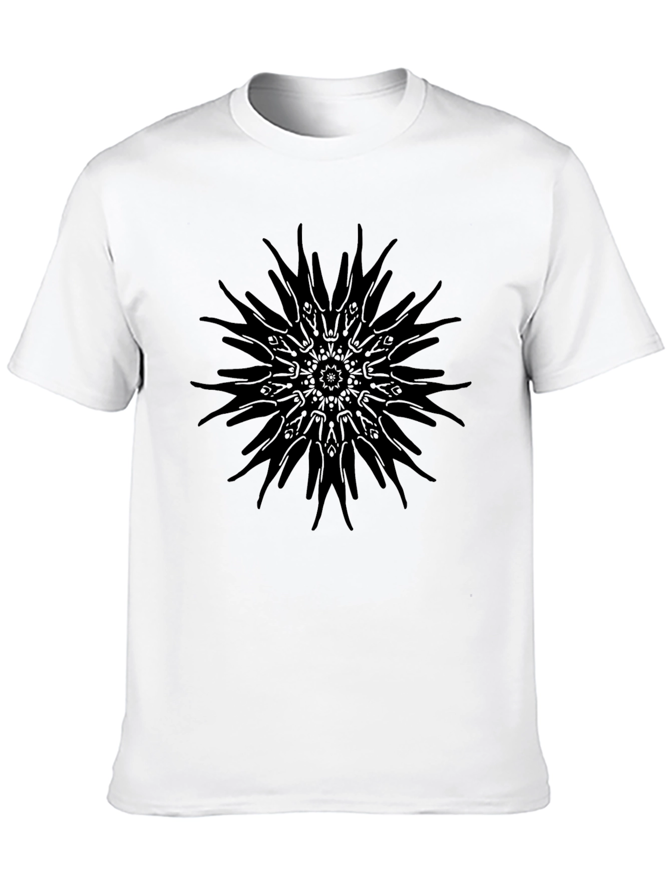 Modern Black Graphic Tee