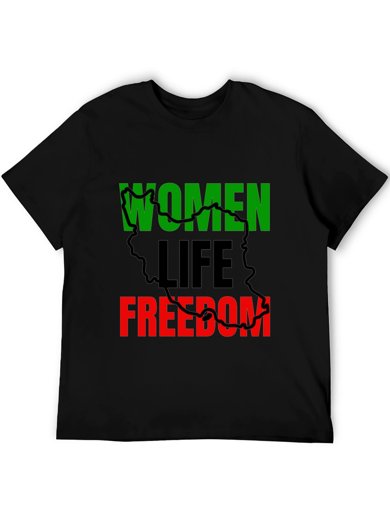 Women Life Freedom T-Shirt - Solidarity Top