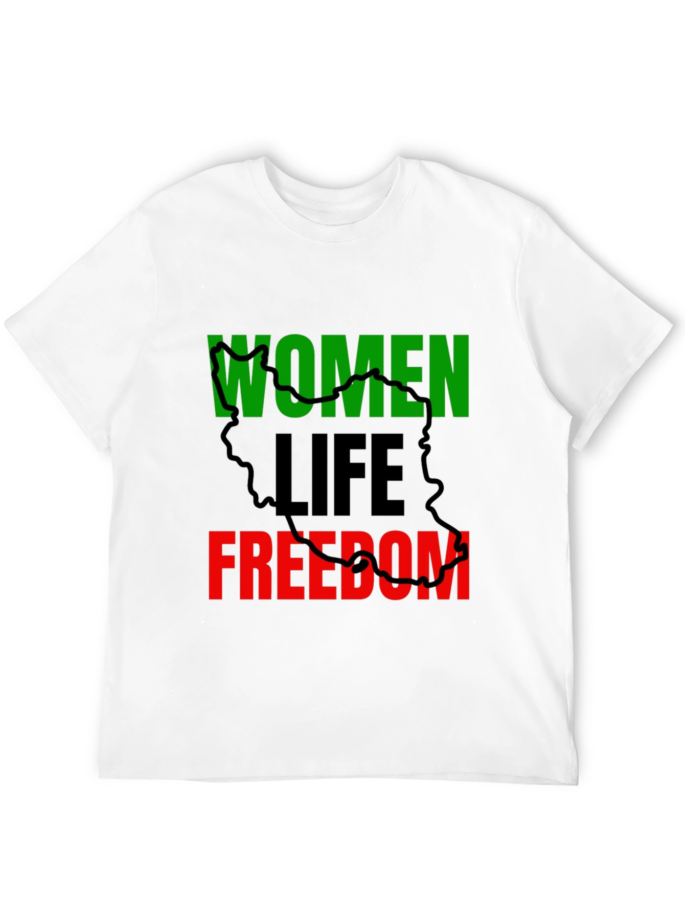 Women Life Freedom T-Shirt - Solidarity Top