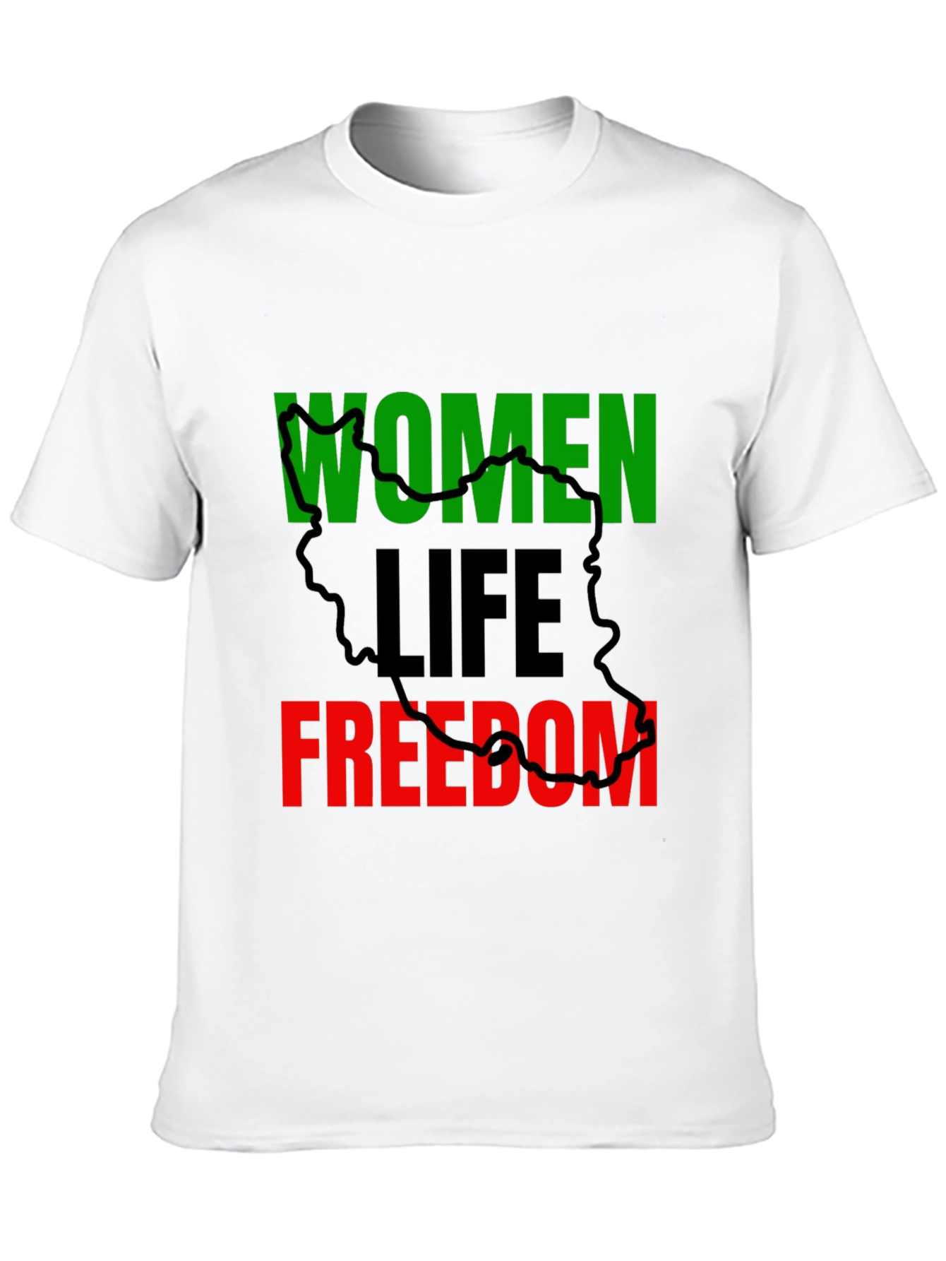 Women Life Freedom T-Shirt - Solidarity Top