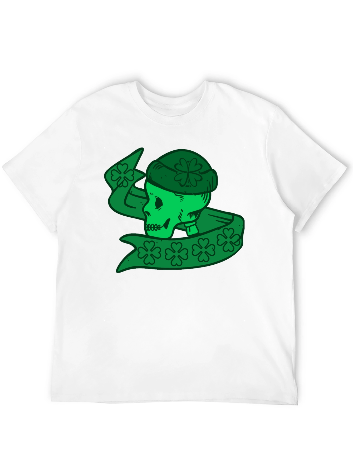 St. Patricks Day Skull T-Shirt