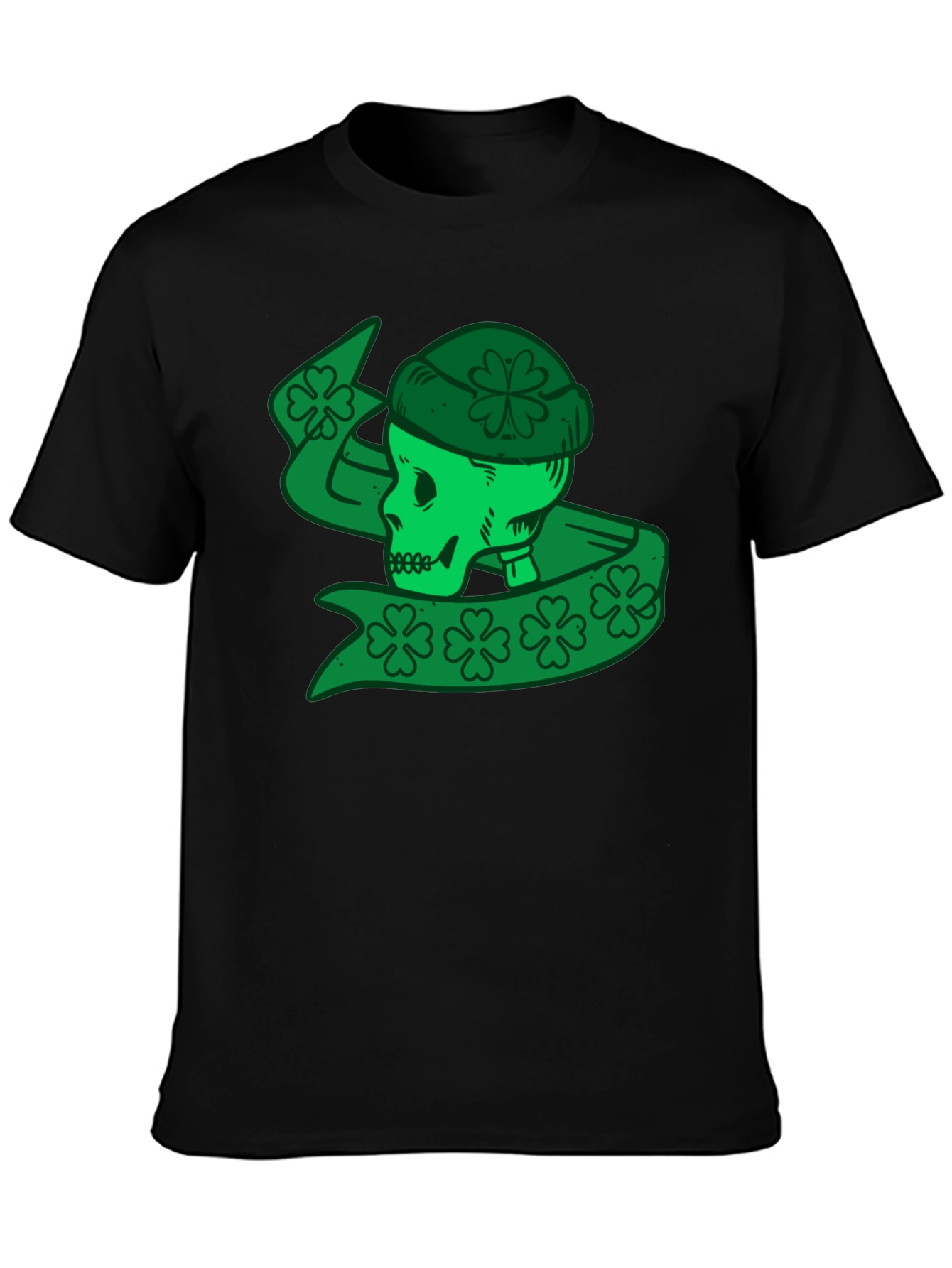 St. Patricks Day Skull T-Shirt
