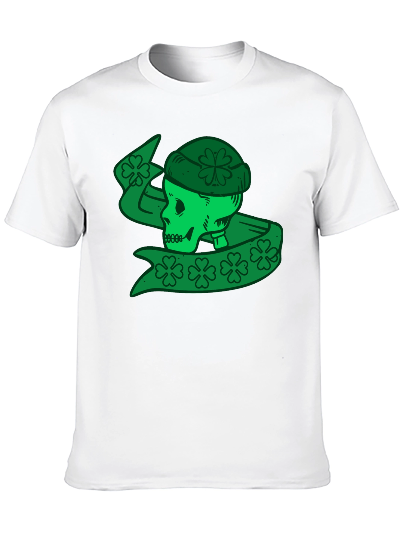 St. Patricks Day Skull T-Shirt