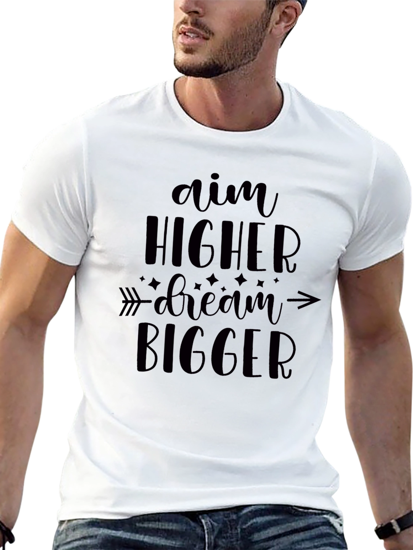 Aim Higher Dream Bigger Graphic Tee