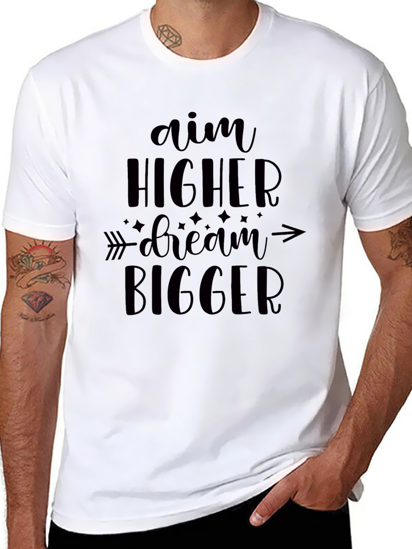 Aim Higher Dream Bigger Graphic Tee