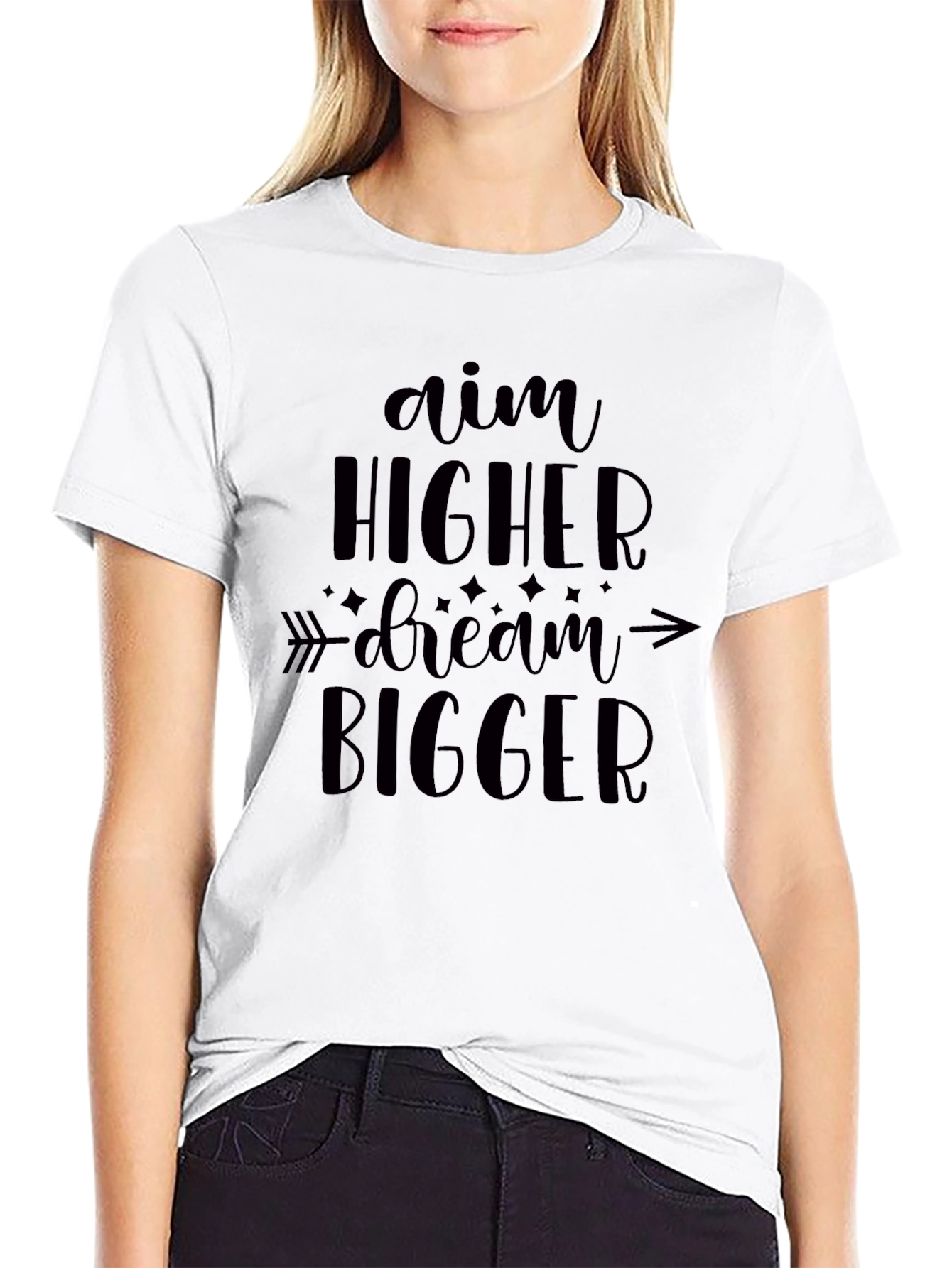Aim Higher Dream Bigger Graphic Tee