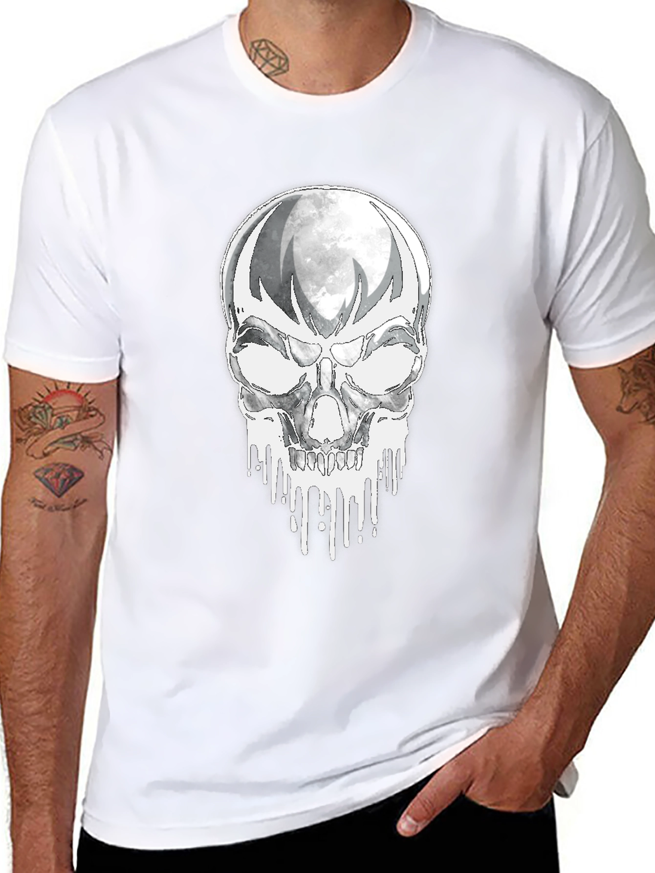 Skull Graphic Black T-Shirt