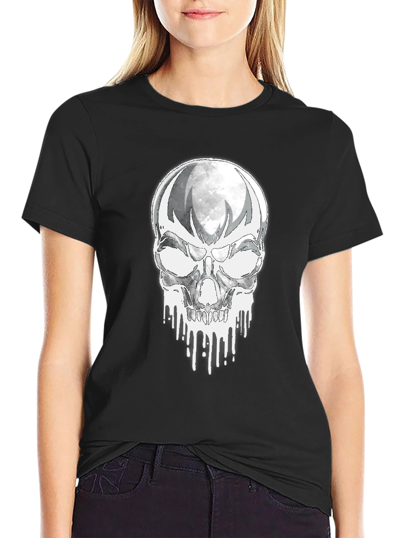 Skull Graphic Black T-Shirt