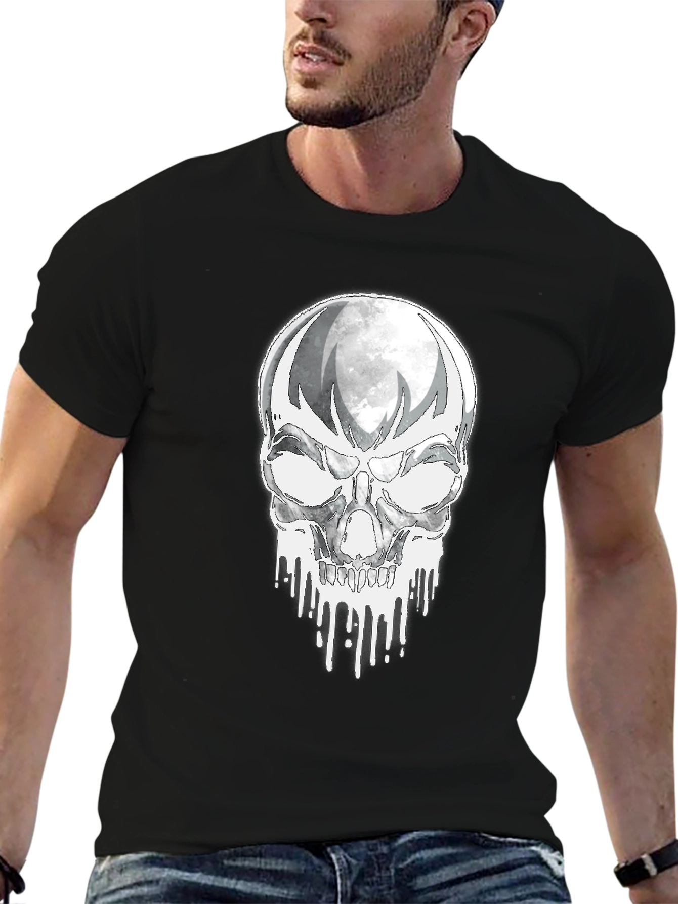 Skull Graphic Black T-Shirt