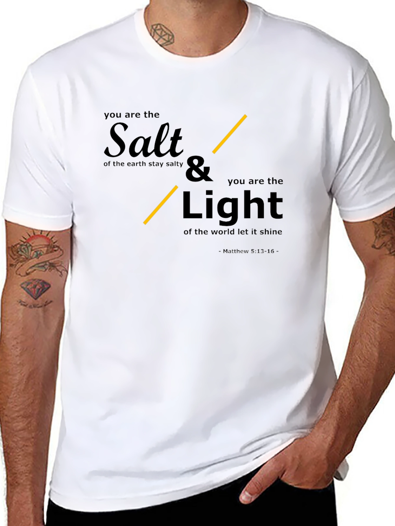 Salt and Light Graphic Tee - Christian Inspired T-Shirt