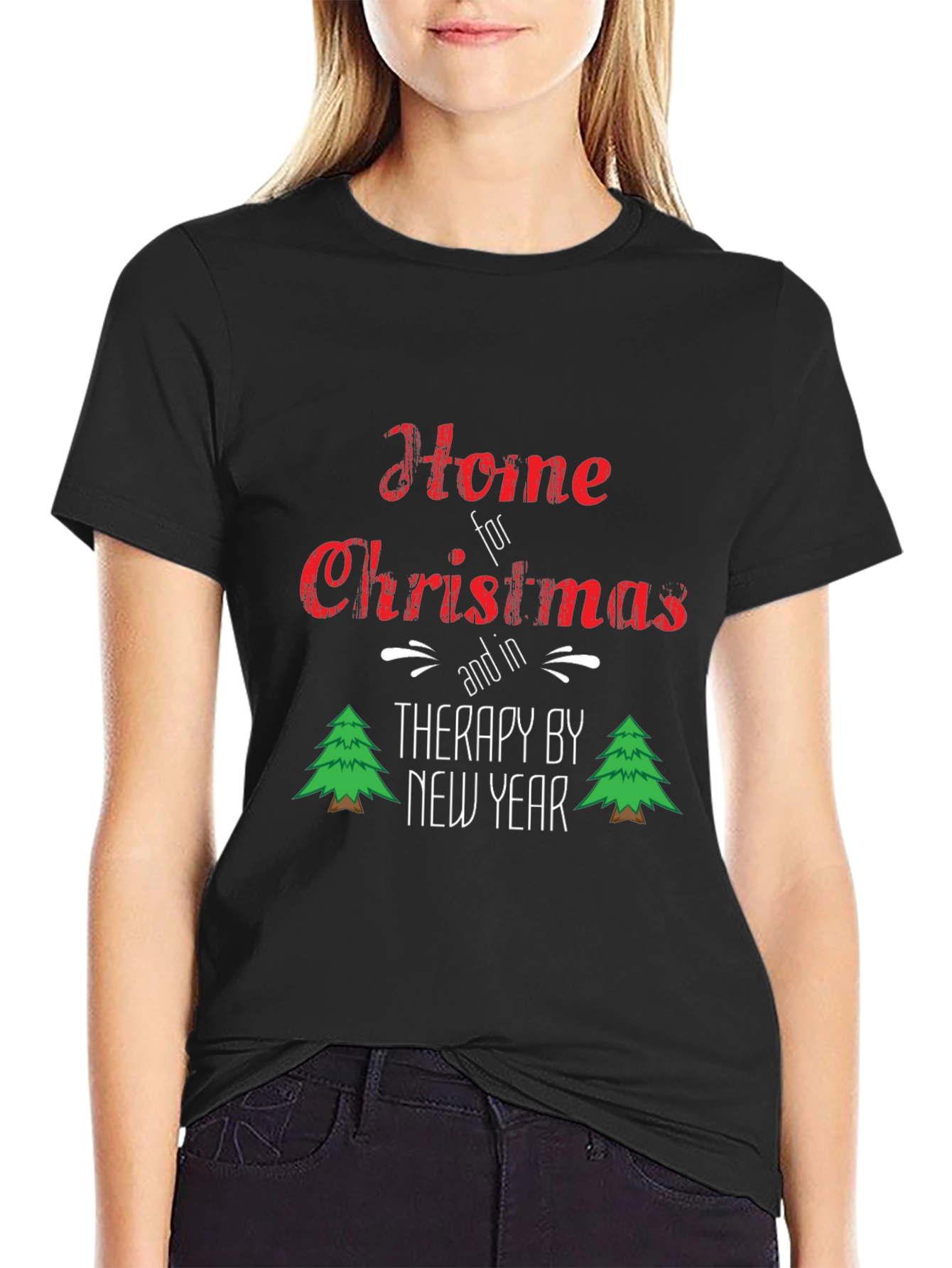 Funny Holiday Therapy T-Shirt