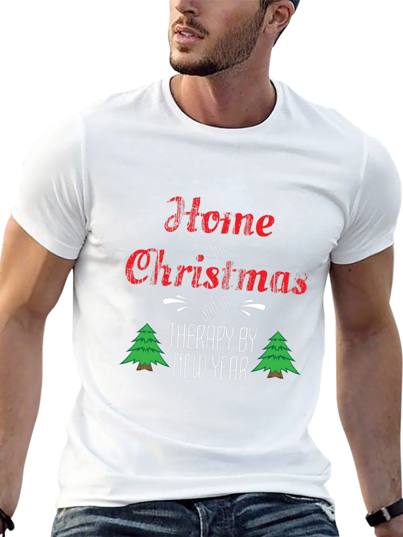 Funny Holiday Therapy T-Shirt
