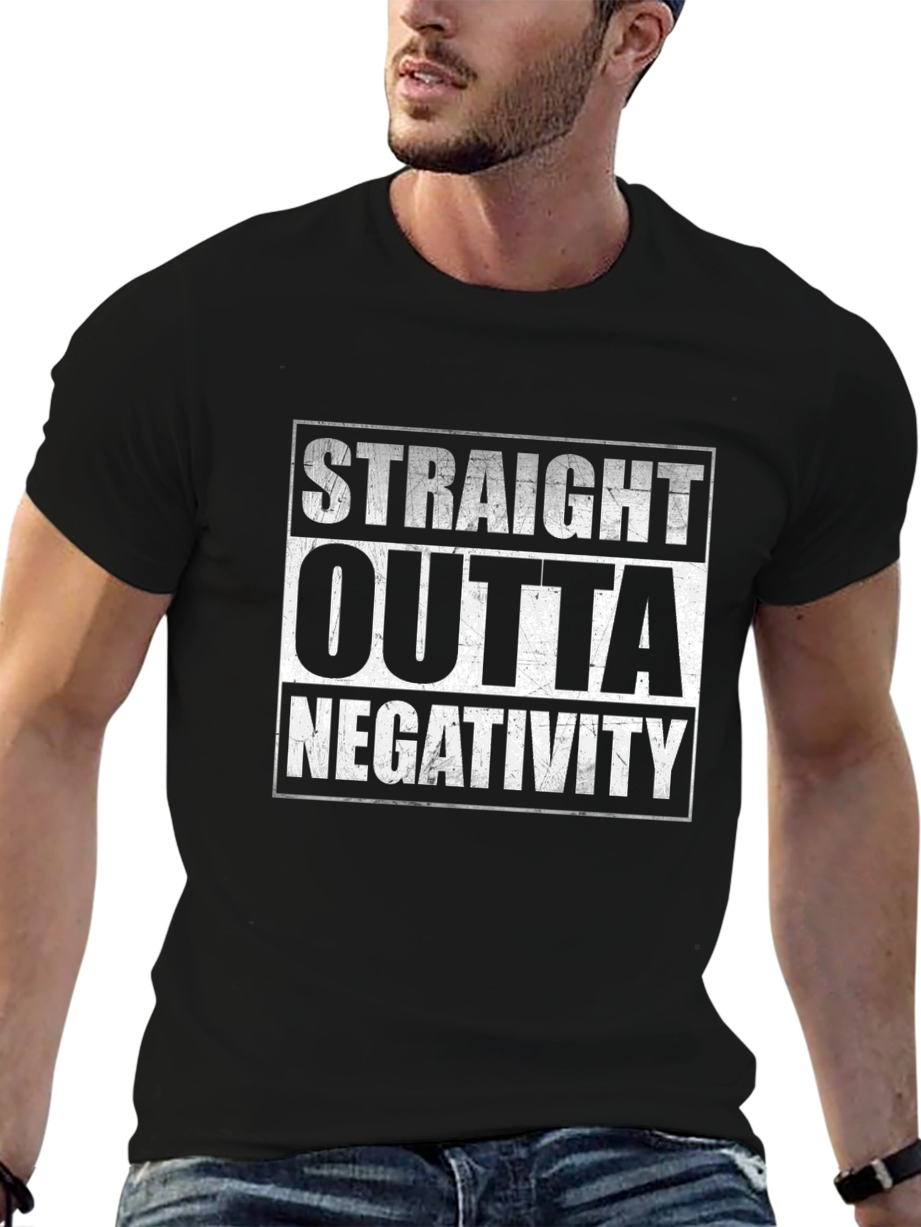 Straight Outta Negativity Graphic Tee
