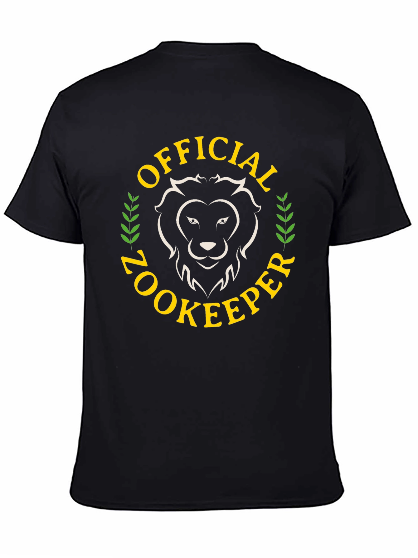 Official Zookeeper T-Shirt Lion Graphic