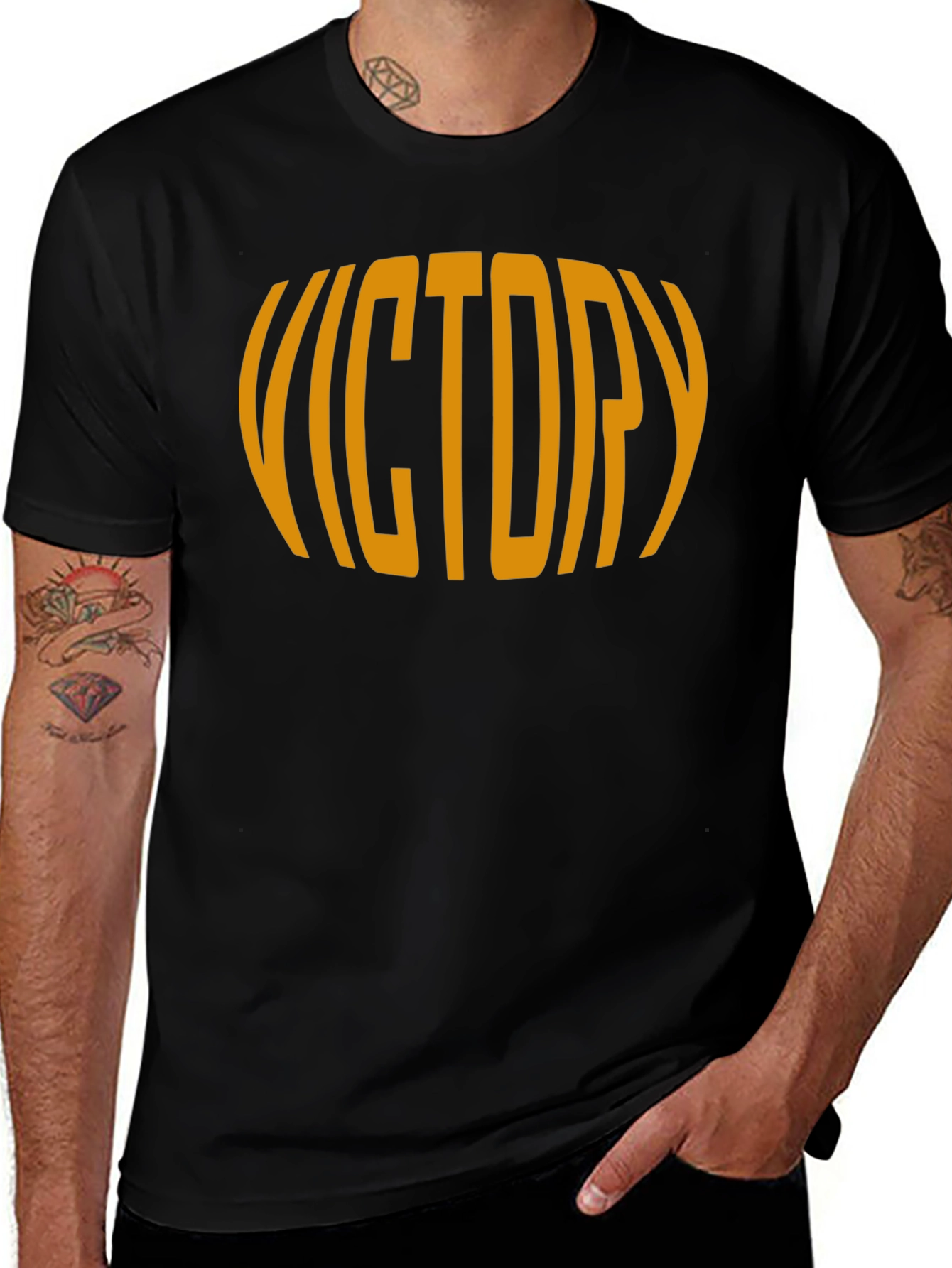 Victory Graphic Tee - Mens Black T-Shirt