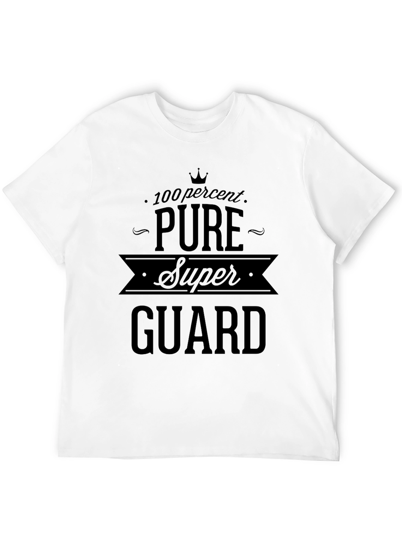 100% Pure Super Guard Black Graphic T-Shirt