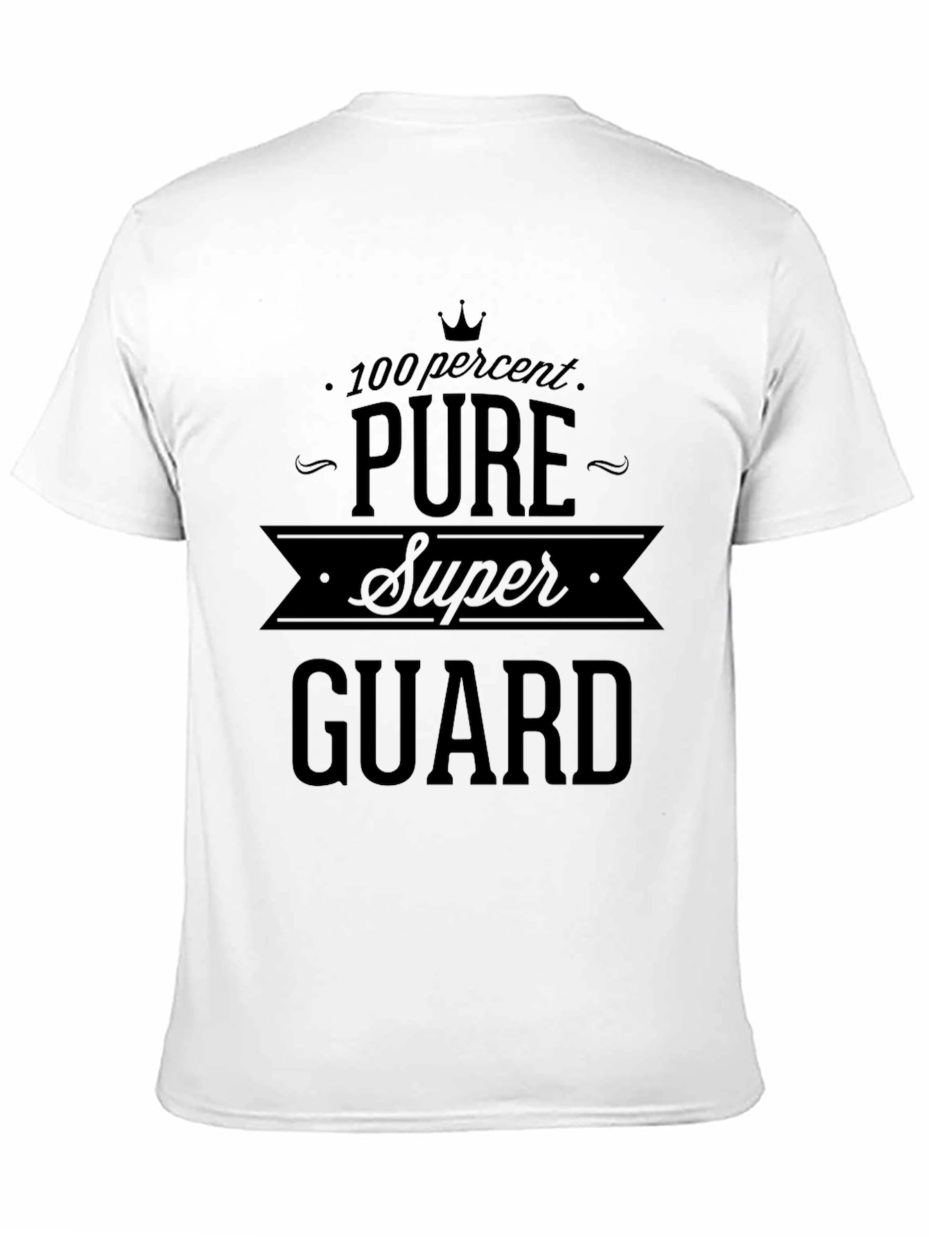 100% Pure Super Guard Black Graphic T-Shirt