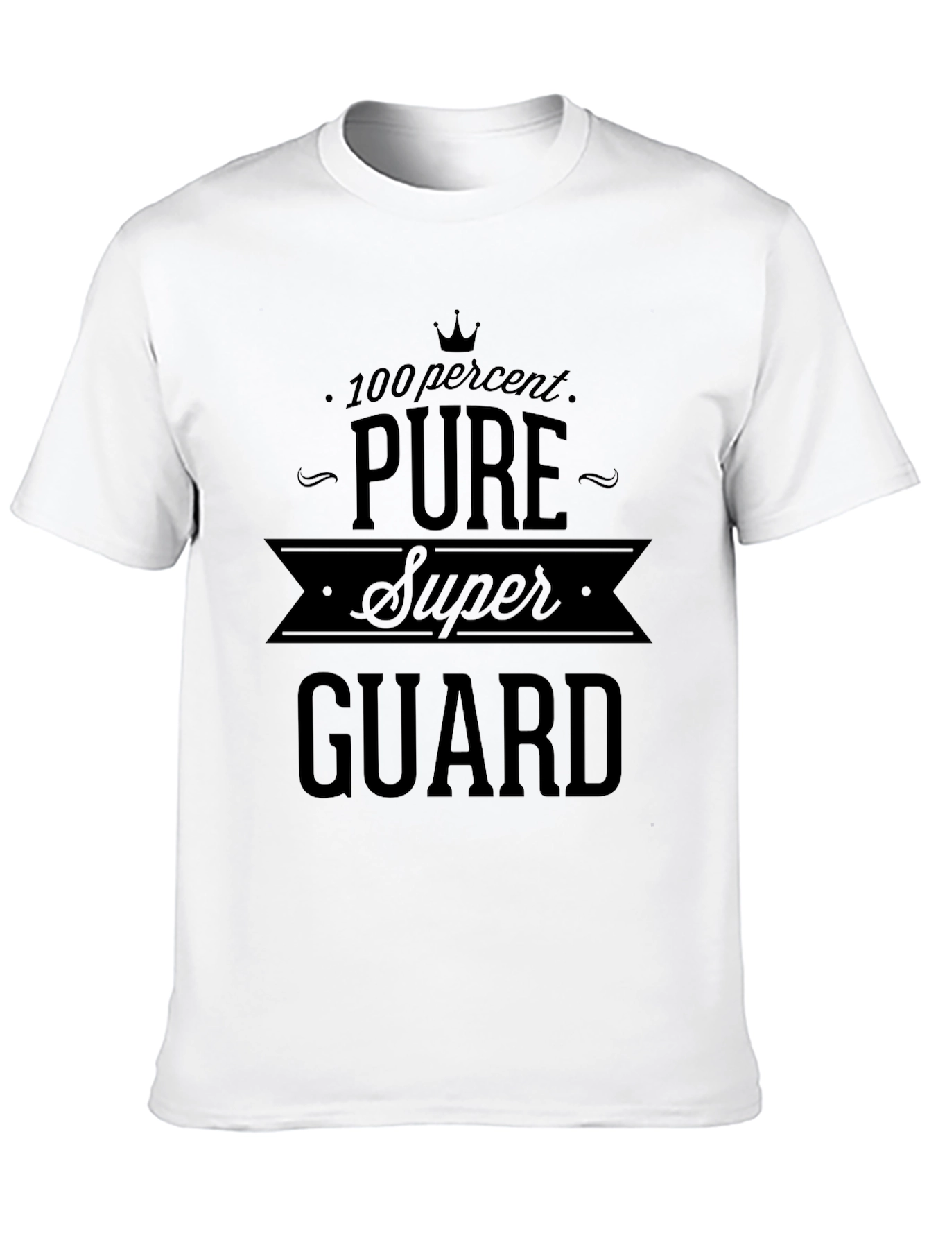 100% Pure Super Guard Black Graphic T-Shirt