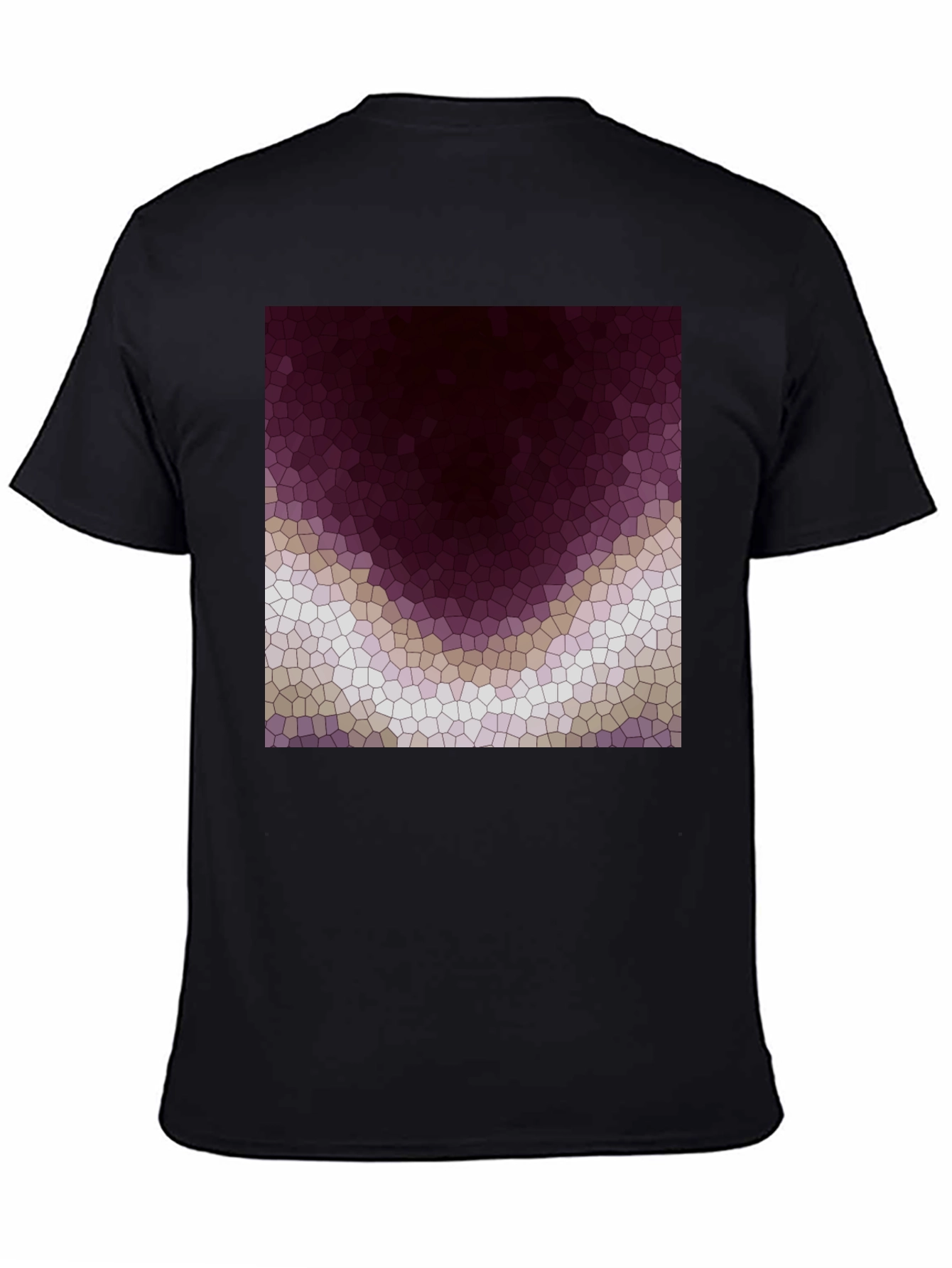 Abstract Mosaic Graphic Tee - Modern Art T-Shirt