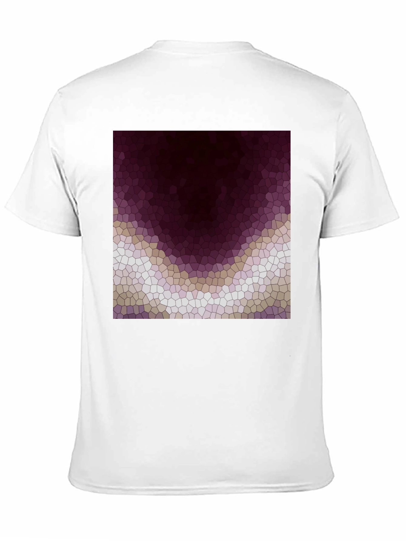 Abstract Mosaic Graphic Tee - Modern Art T-Shirt