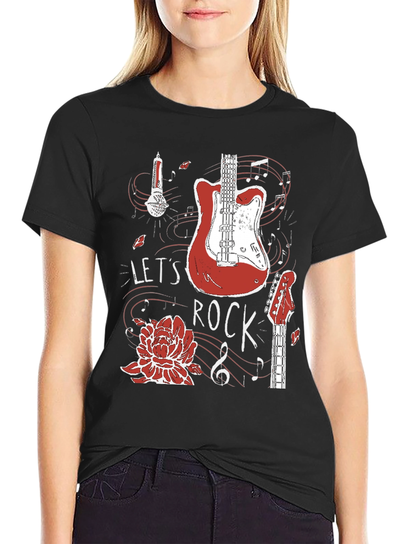 Lets Rock T-Shirt | Music Lover Tee
