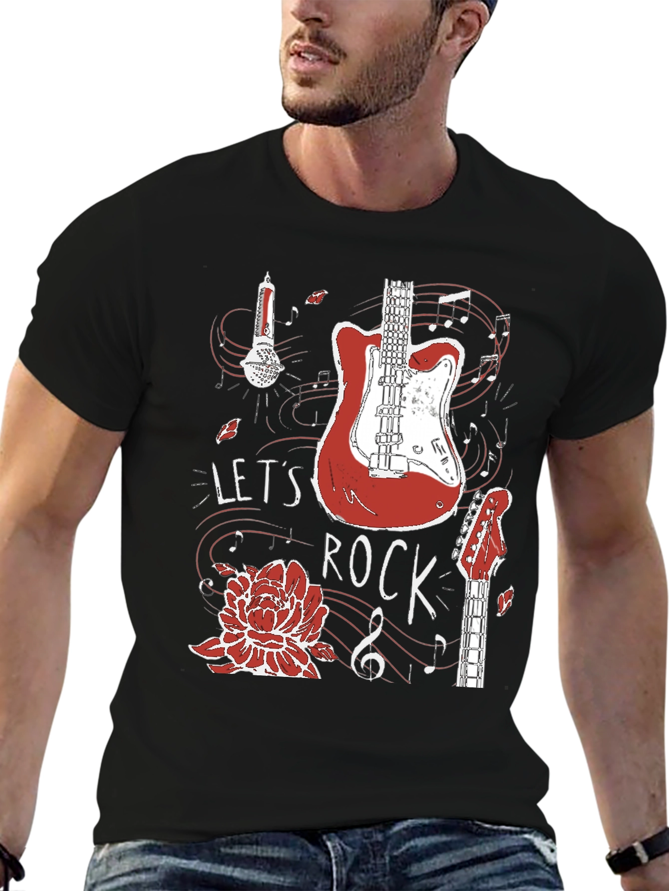 Lets Rock T-Shirt | Music Lover Tee