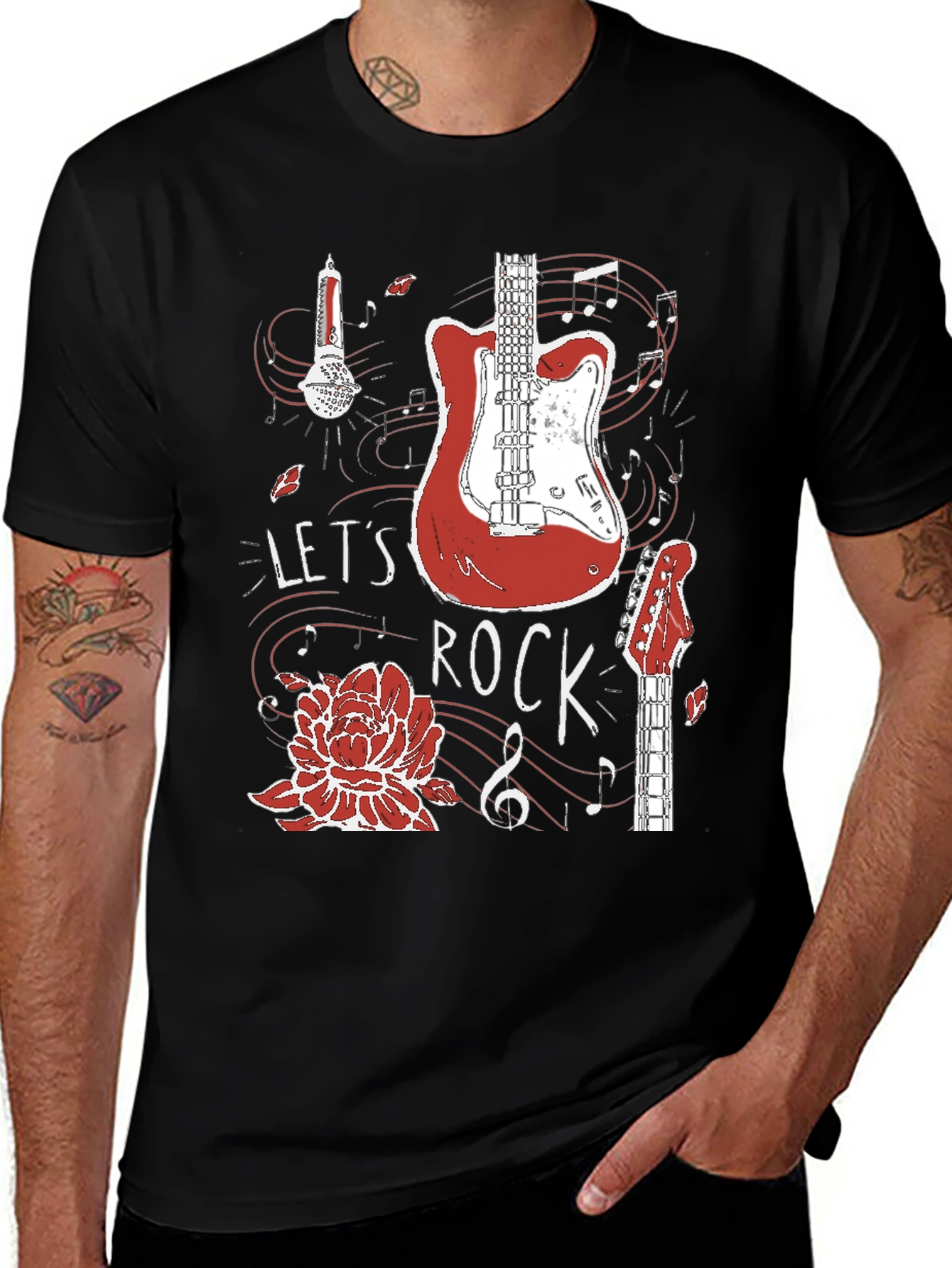 Lets Rock T-Shirt | Music Lover Tee