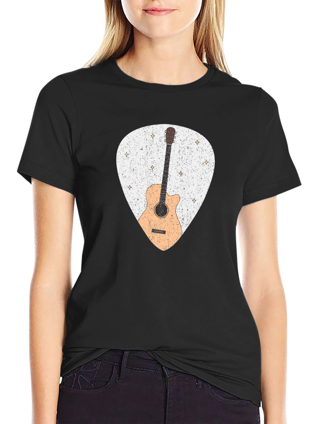 Guitar Pick T-Shirt - Musician Style