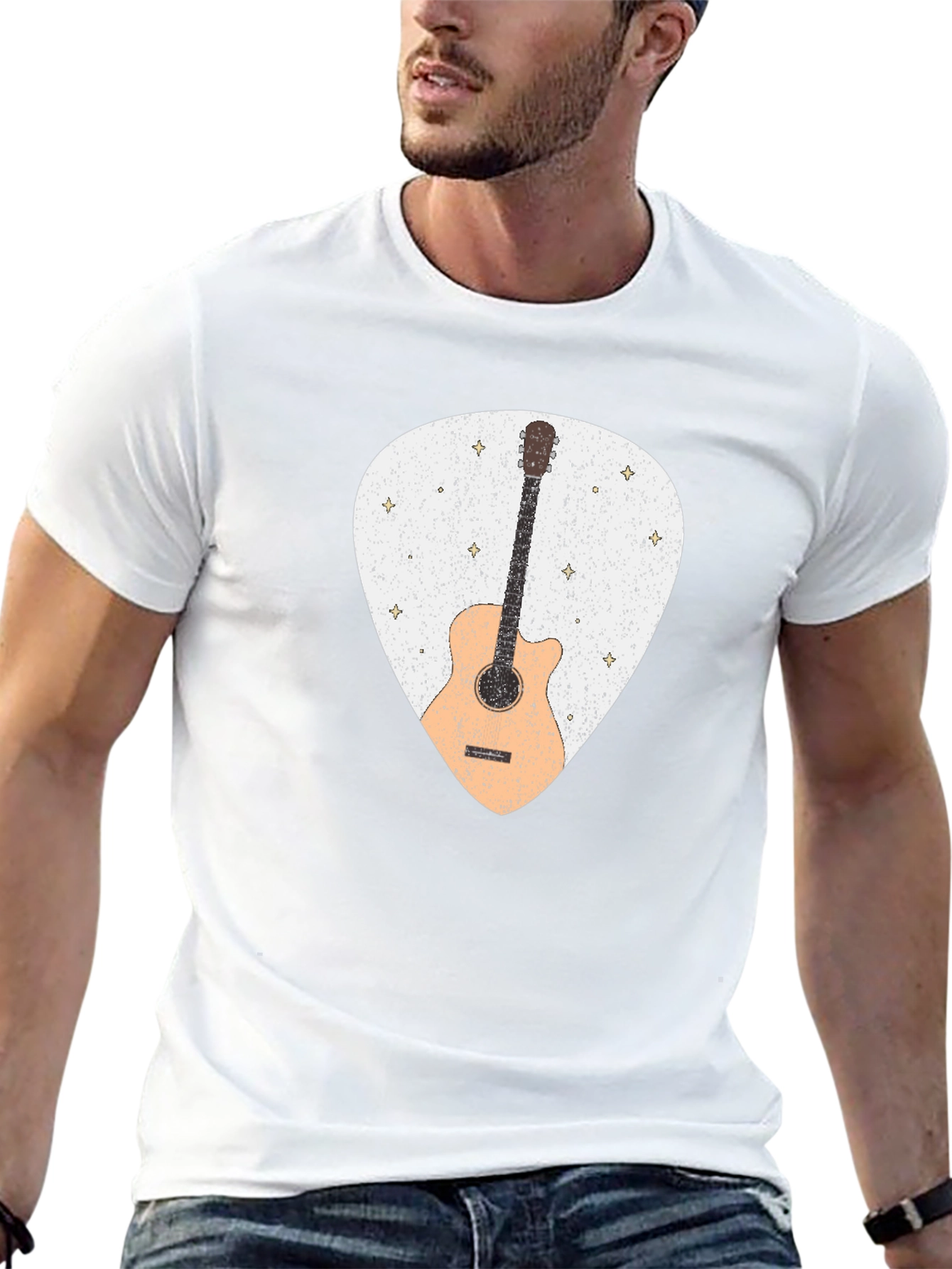 Guitar Pick T-Shirt - Musician Style