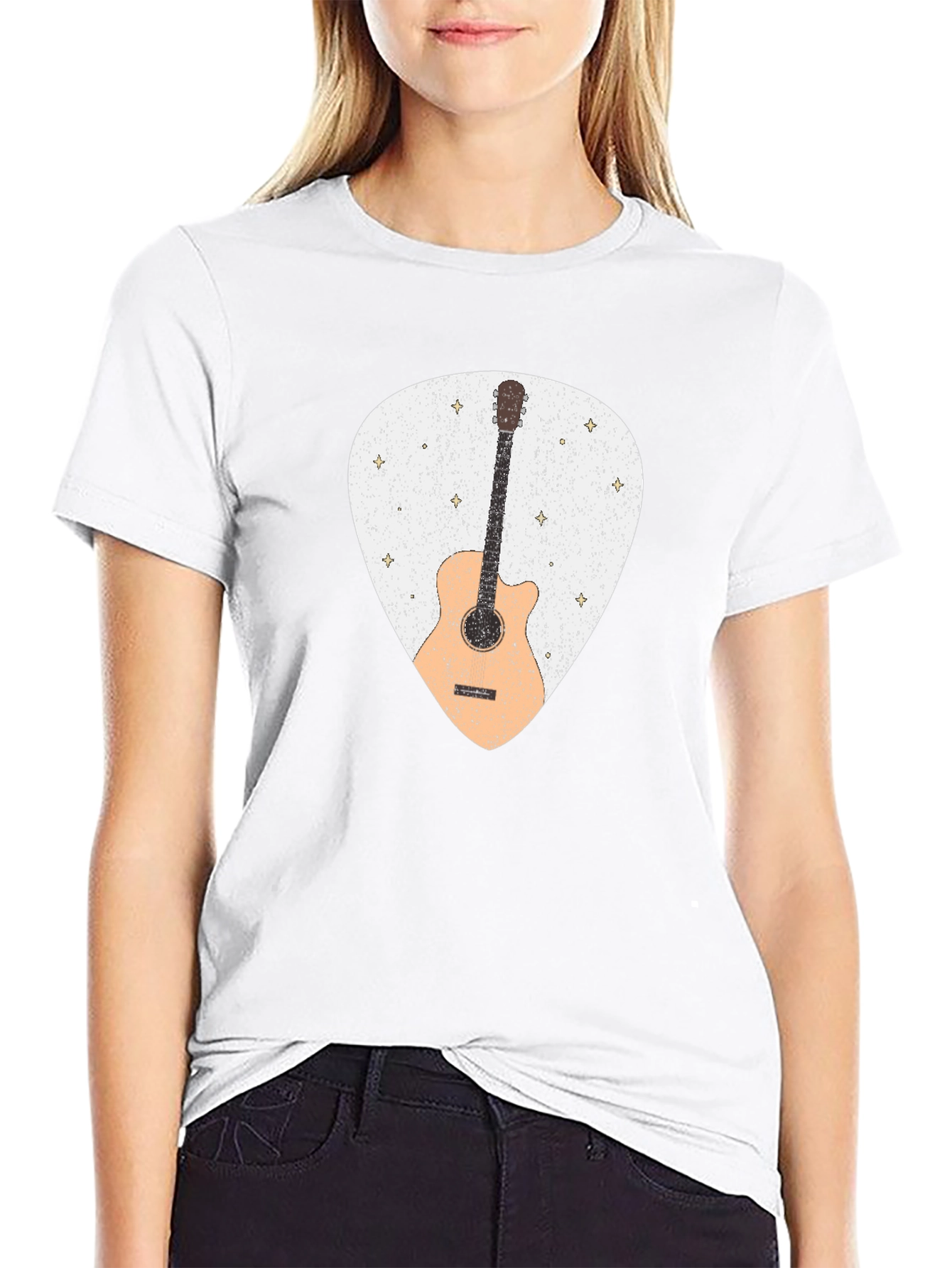 Guitar Pick T-Shirt - Musician Style