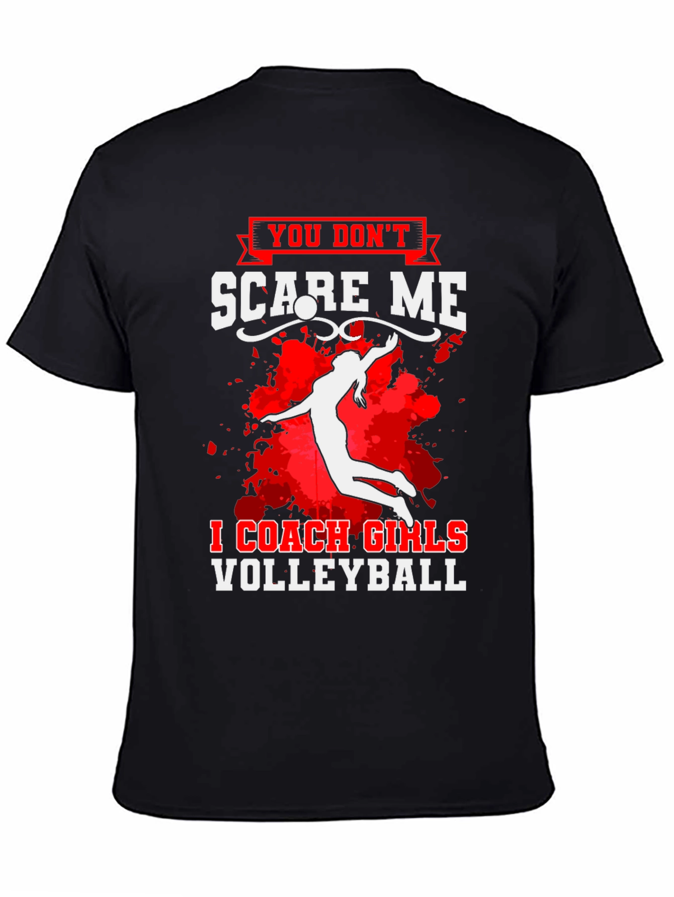 Coach Girls Volleyball Graphic T-Shirt