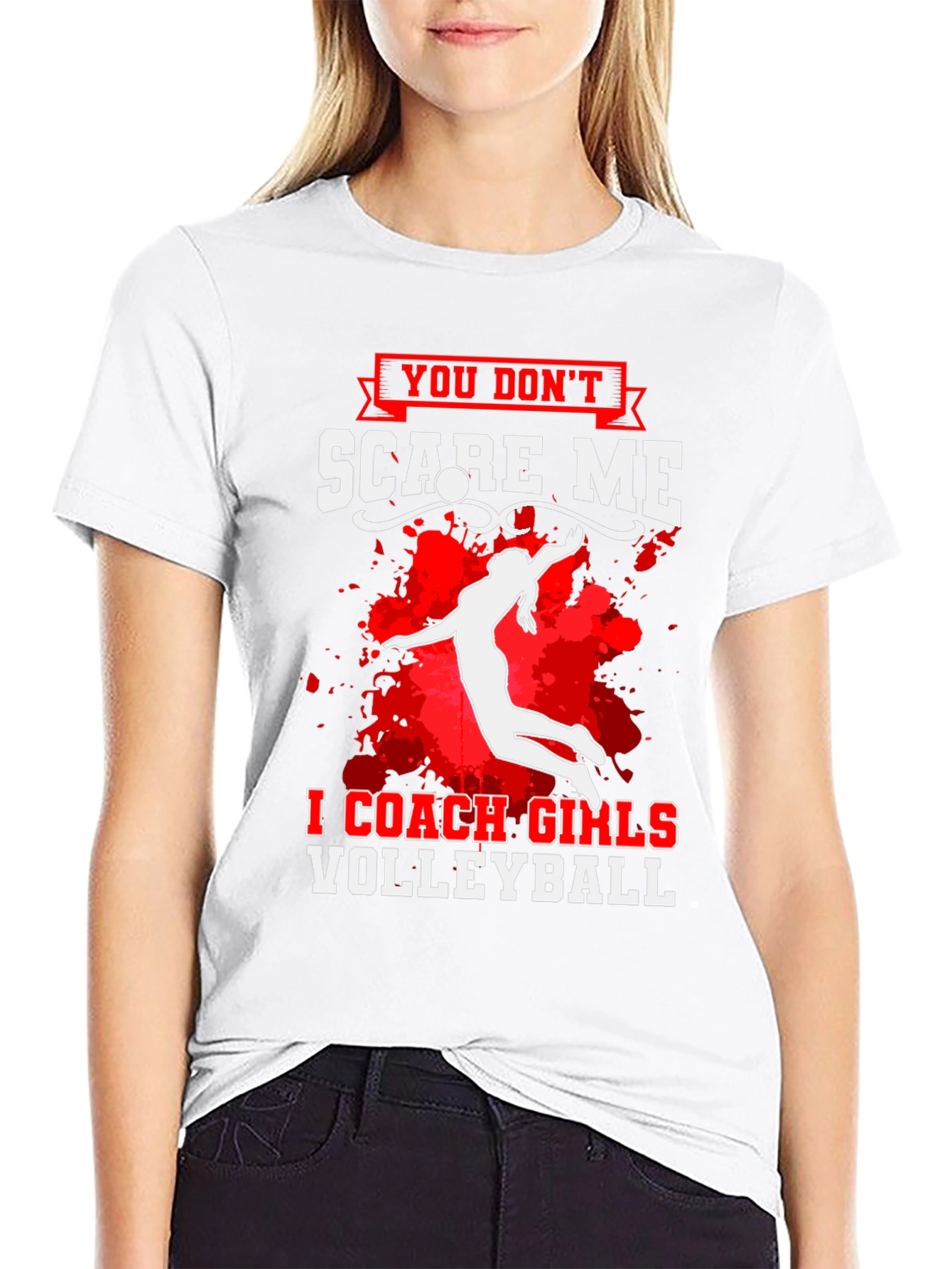 Coach Girls Volleyball Graphic T-Shirt