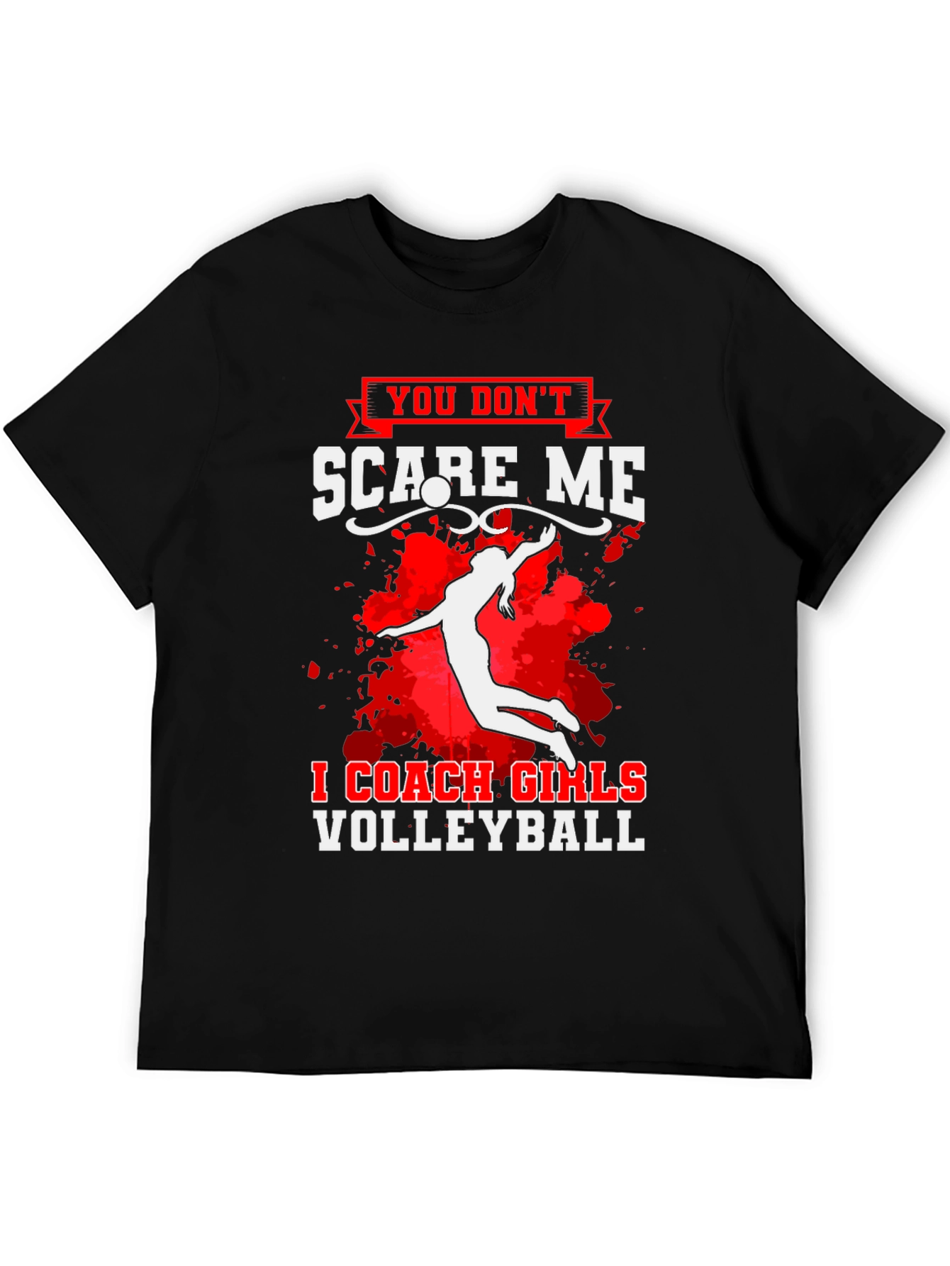 Coach Girls Volleyball Graphic T-Shirt