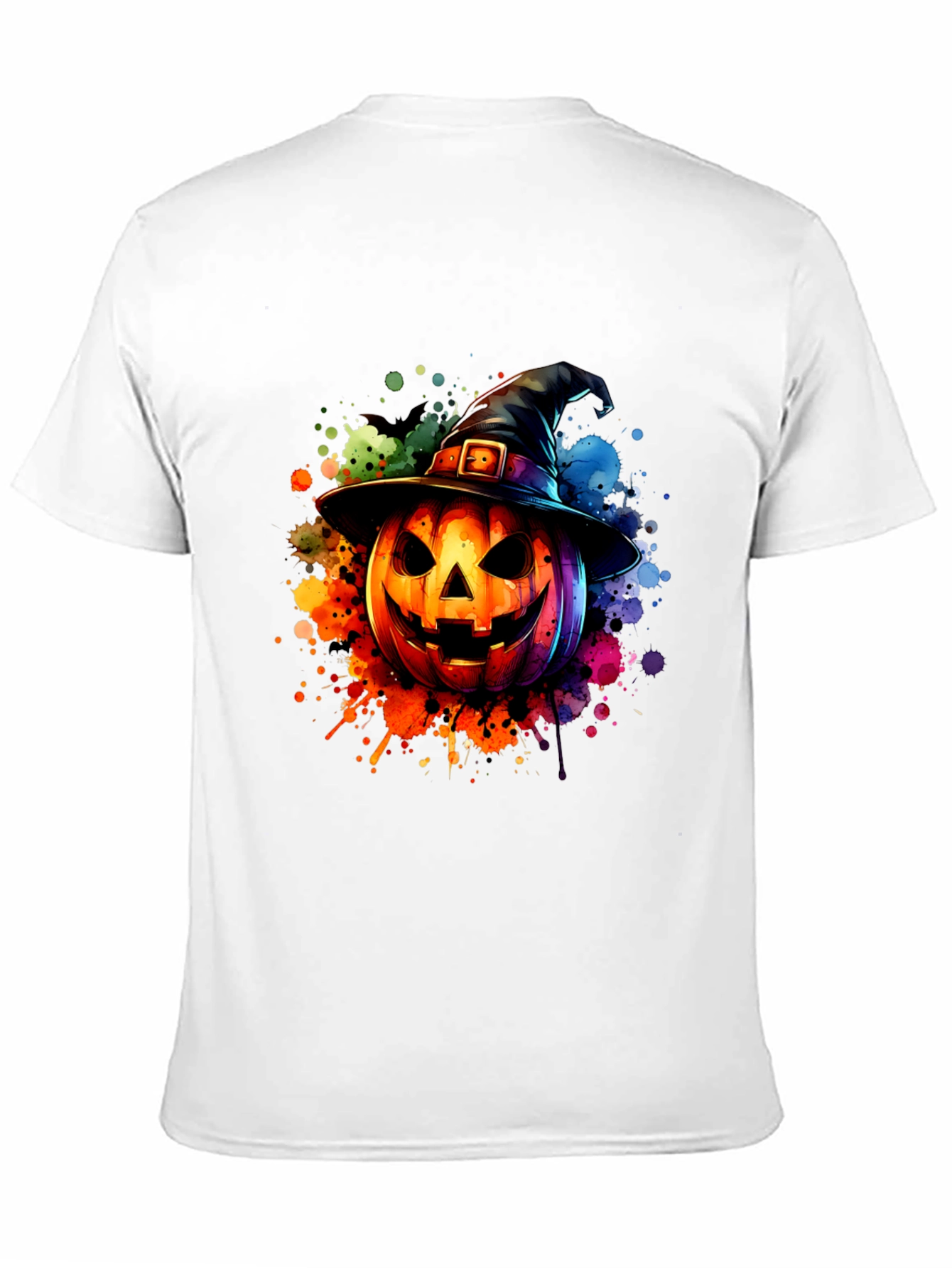 Halloween Pumpkin Witch Hat T-Shirt