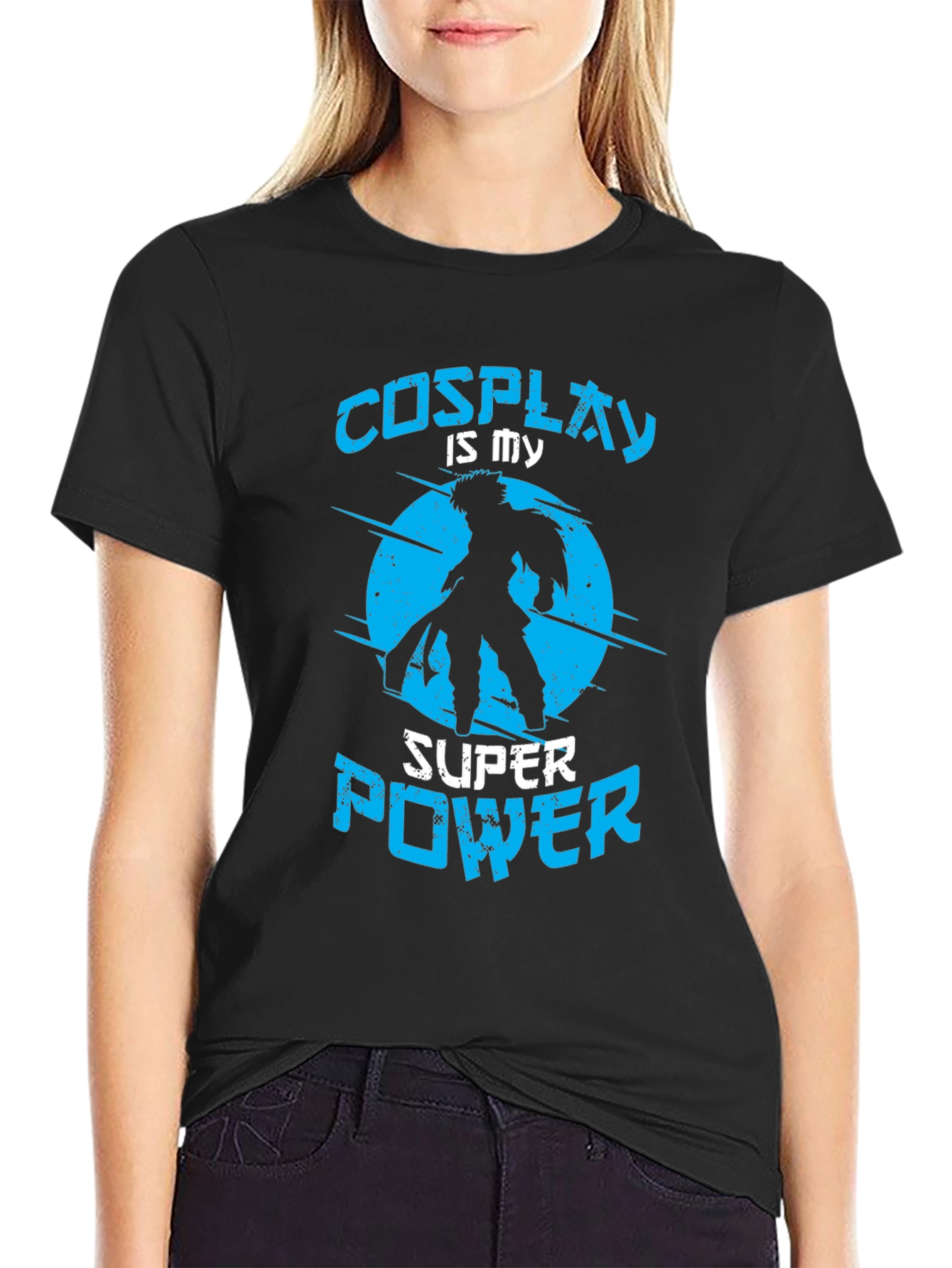 Cosplay is My Super Power Black T-Shirt