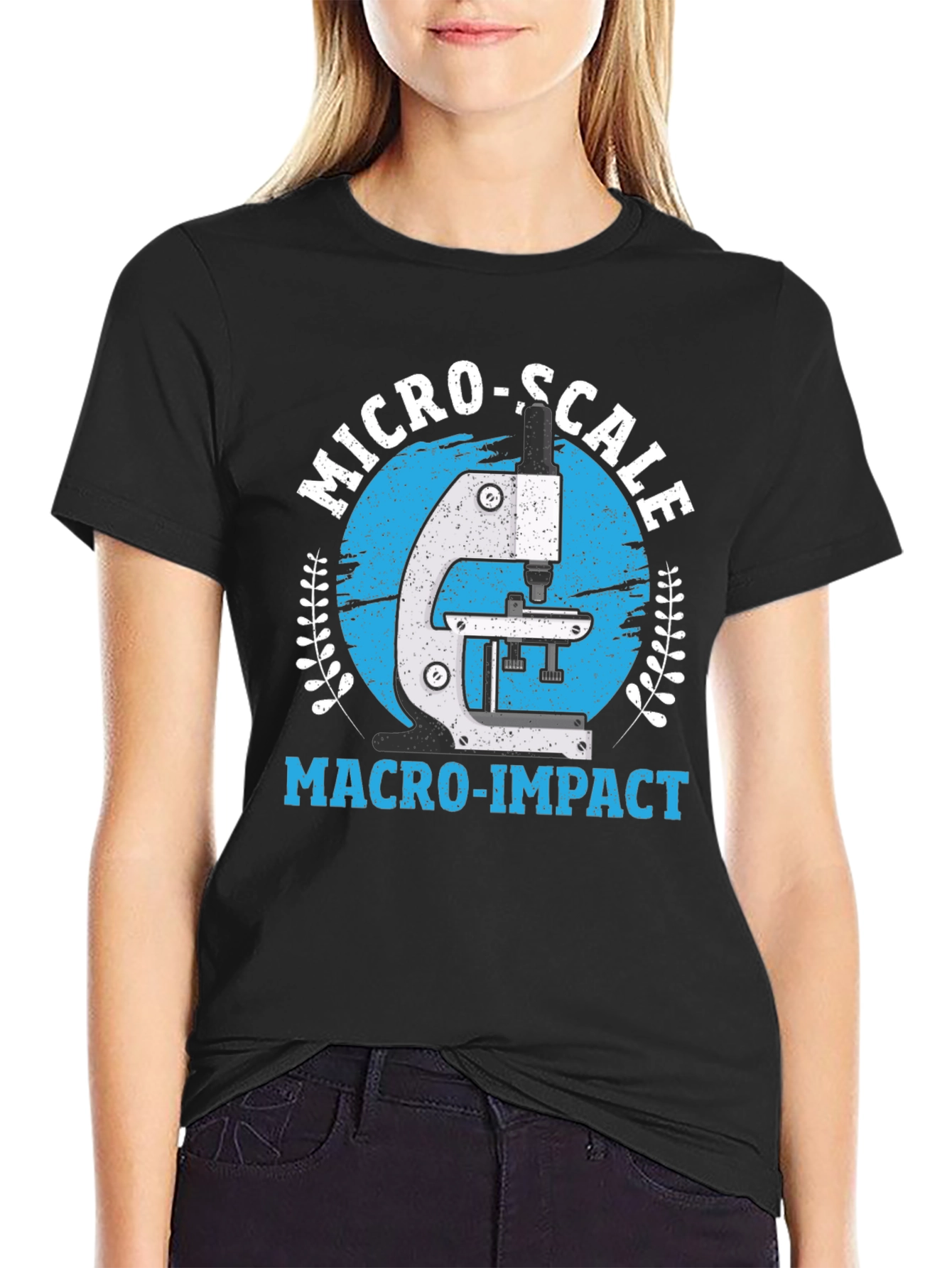 Micro-Scale Macro-Impact Science T-Shirt