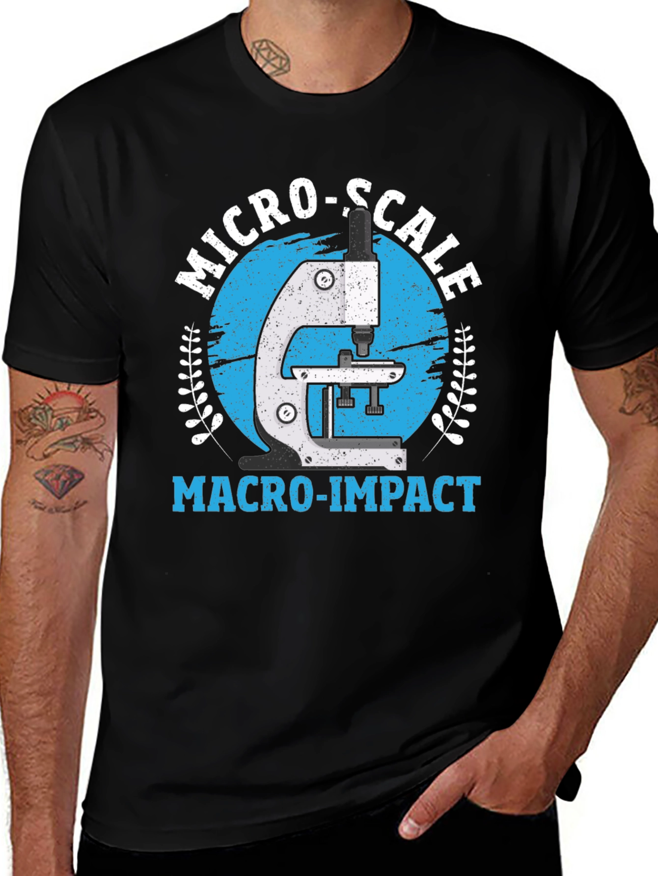Micro-Scale Macro-Impact Science T-Shirt