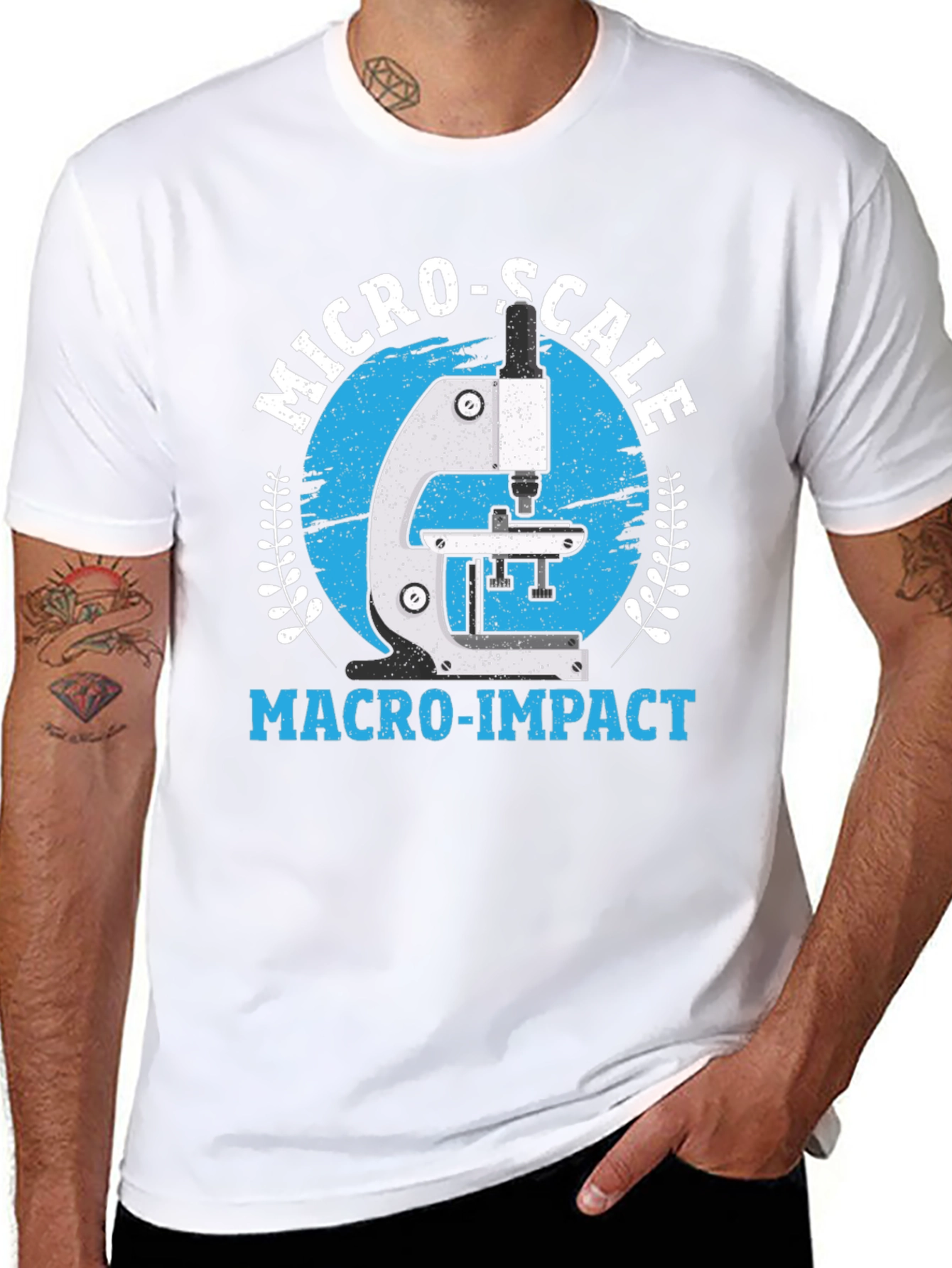 Micro-Scale Macro-Impact Science T-Shirt