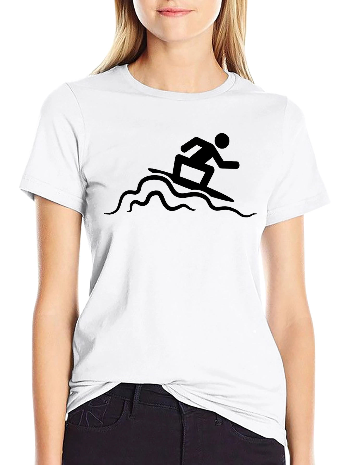 Surfer Graphic T-Shirt - Ride the Wave in Style!