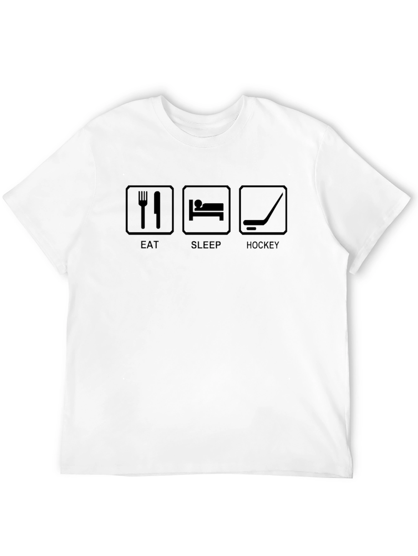 Eat Sleep Hockey Graphic T-Shirt