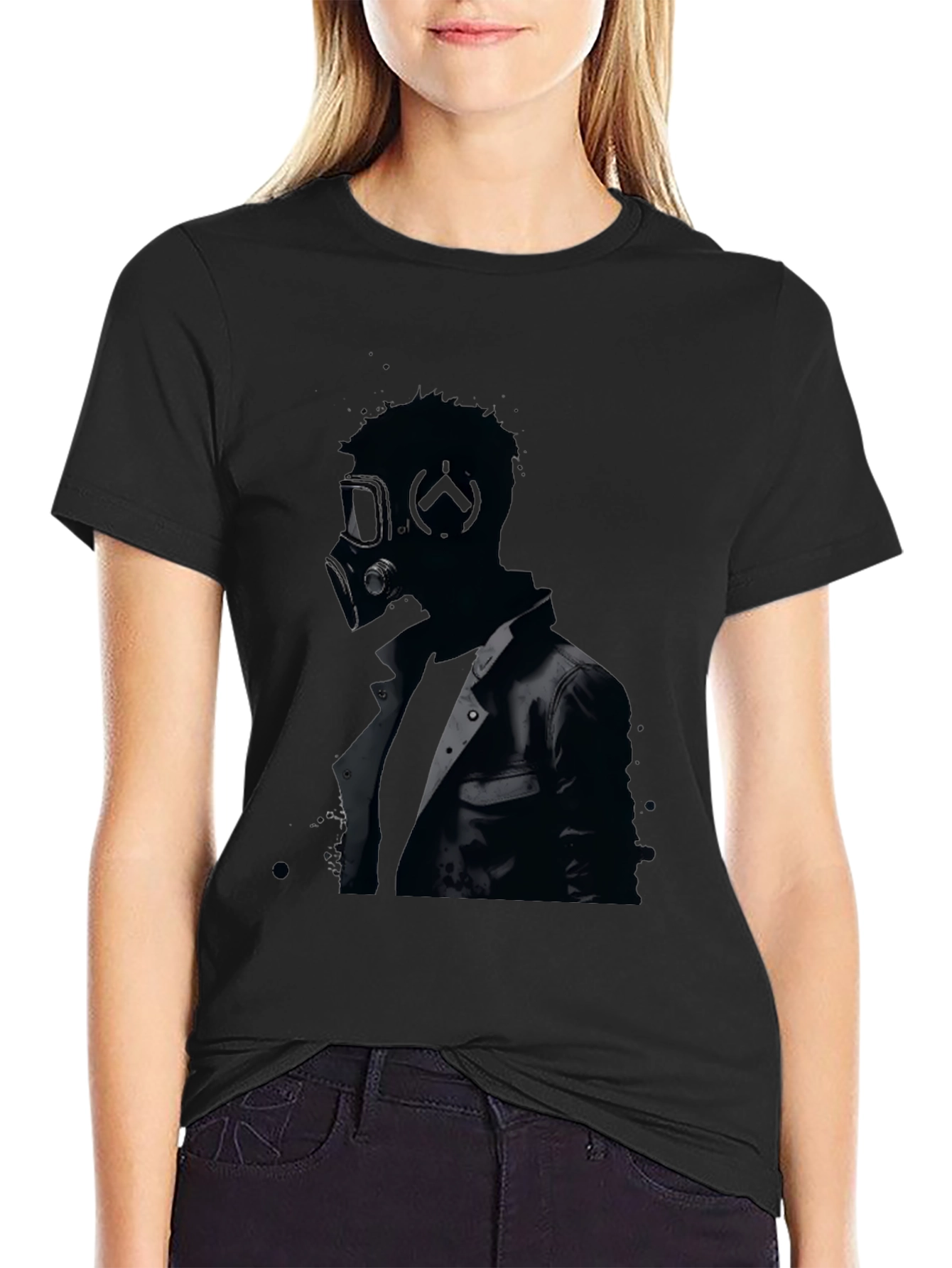 Gas Mask Graphic Tee - Mens Black T-Shirt