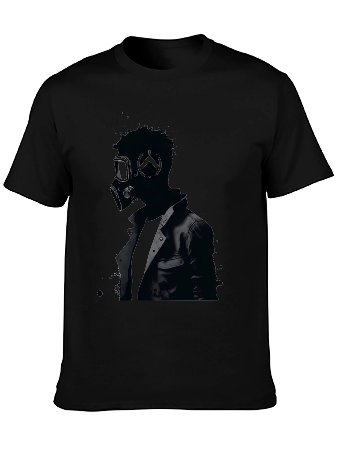 Gas Mask Graphic Tee - Mens Black T-Shirt