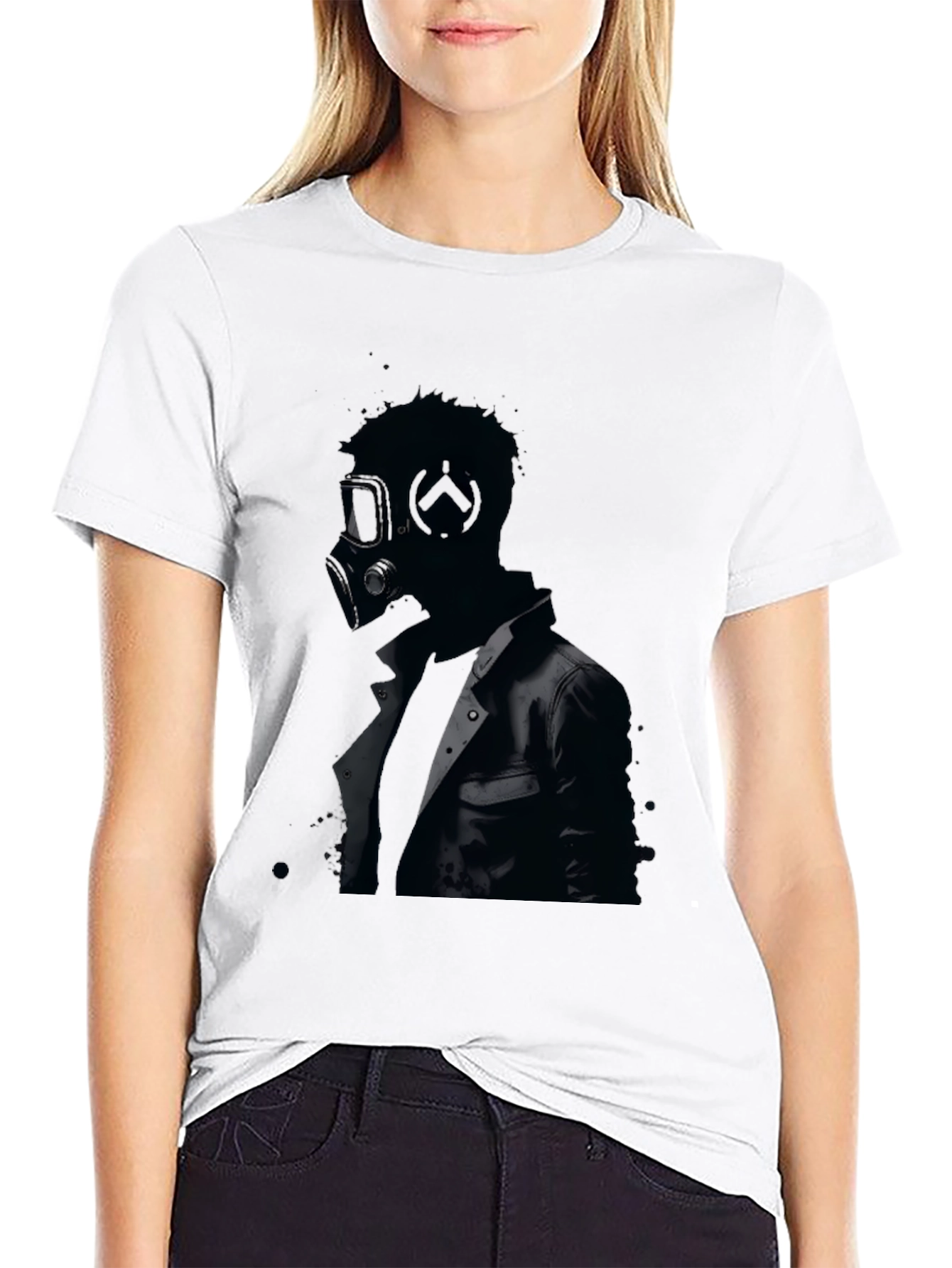 Gas Mask Graphic Tee - Mens Black T-Shirt