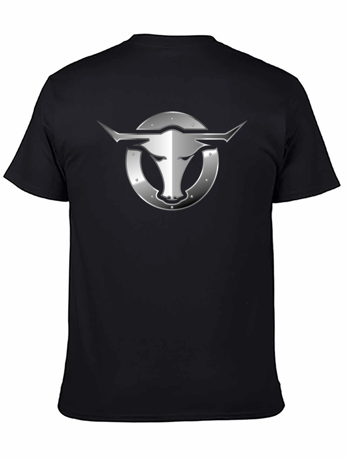 Bull Head Graphic Tee - Black